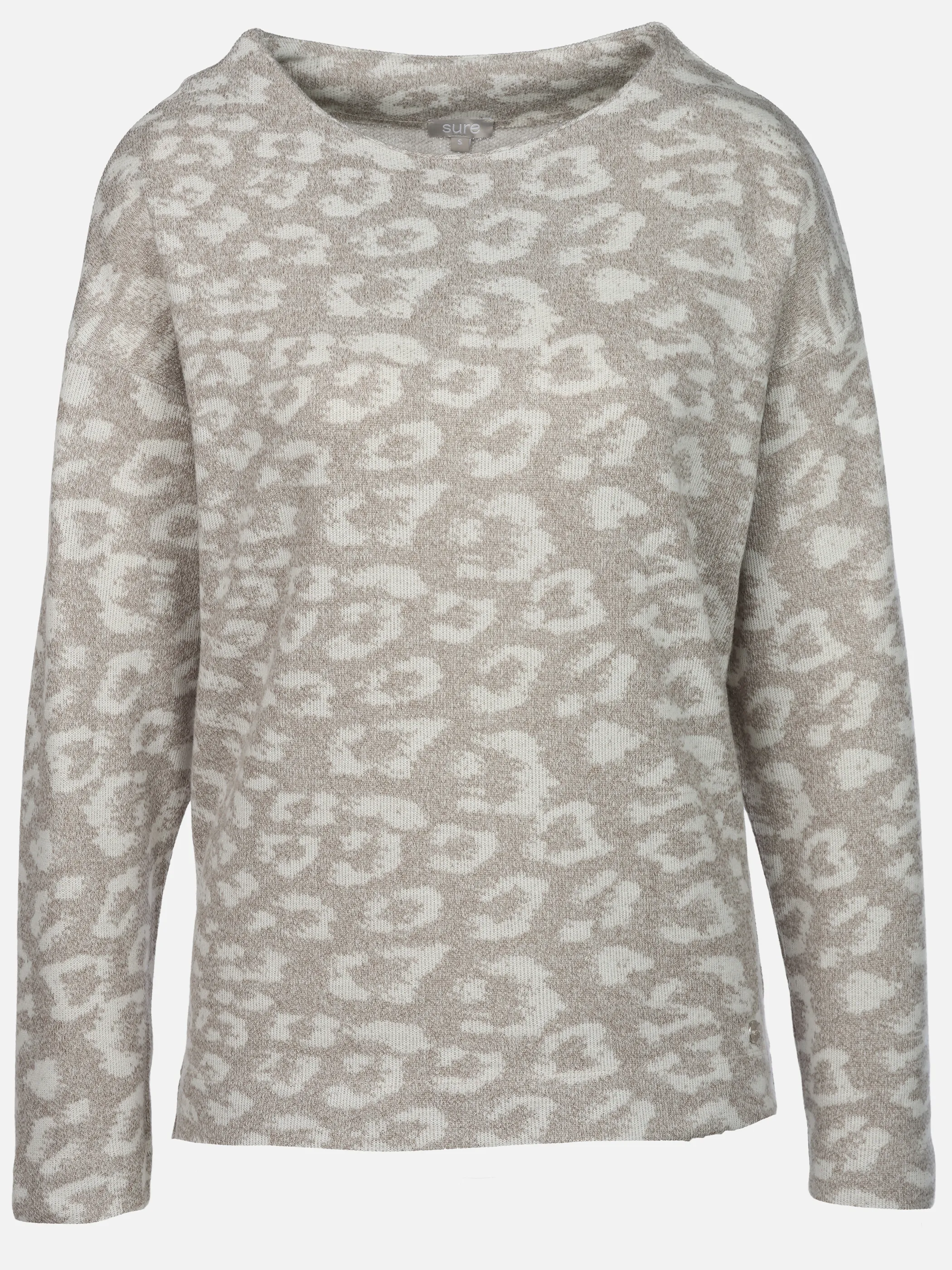 Sure Da-Jacquard Sweatshirt Beige 932951 LEO 1