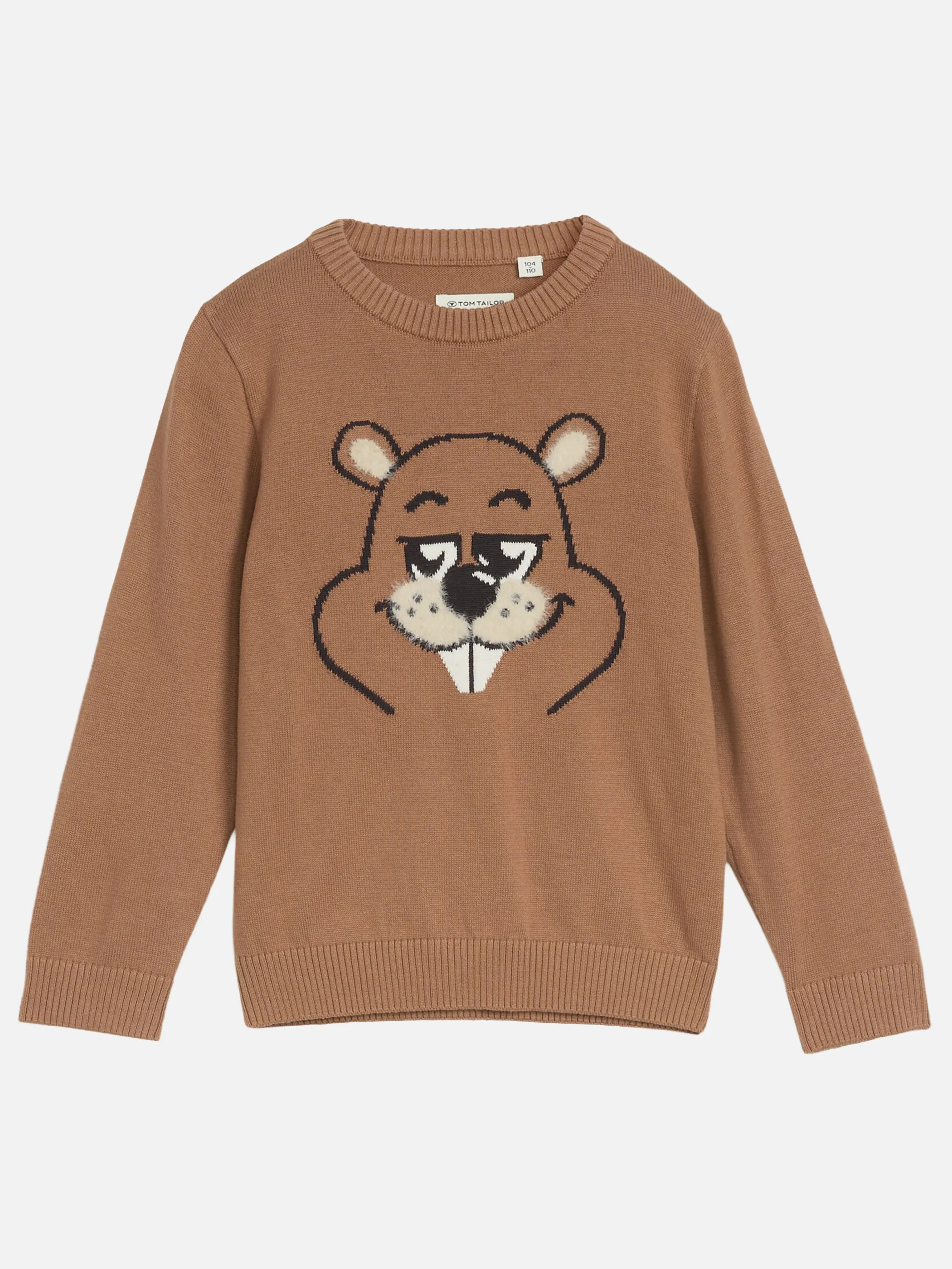 Tom Tailor 1052460 intarsia knit pullover Braun 934438 40888 1
