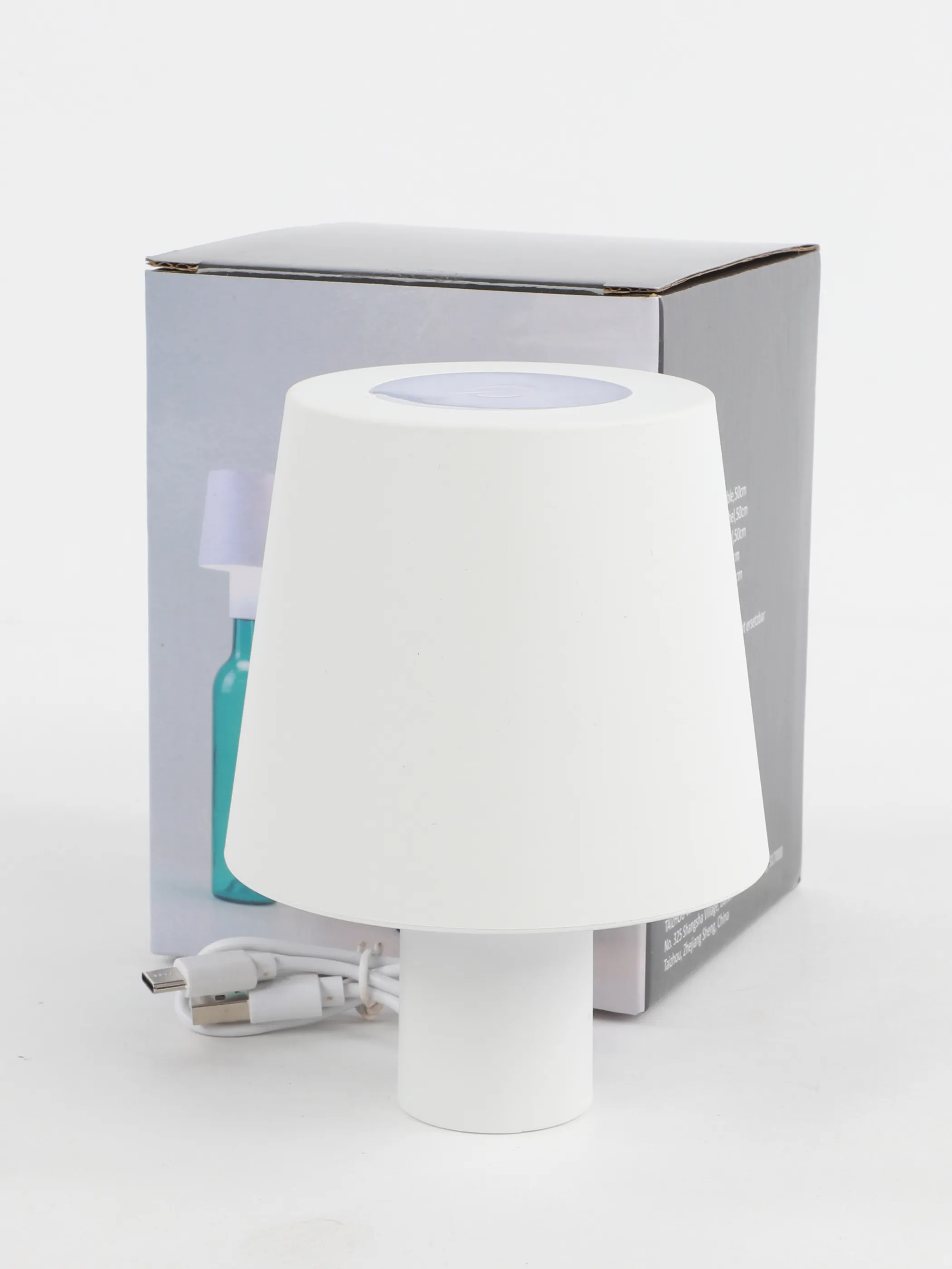 Deko Artikel Touchlampe mit Akku und Kabel Weiß 907450 WEIß 2