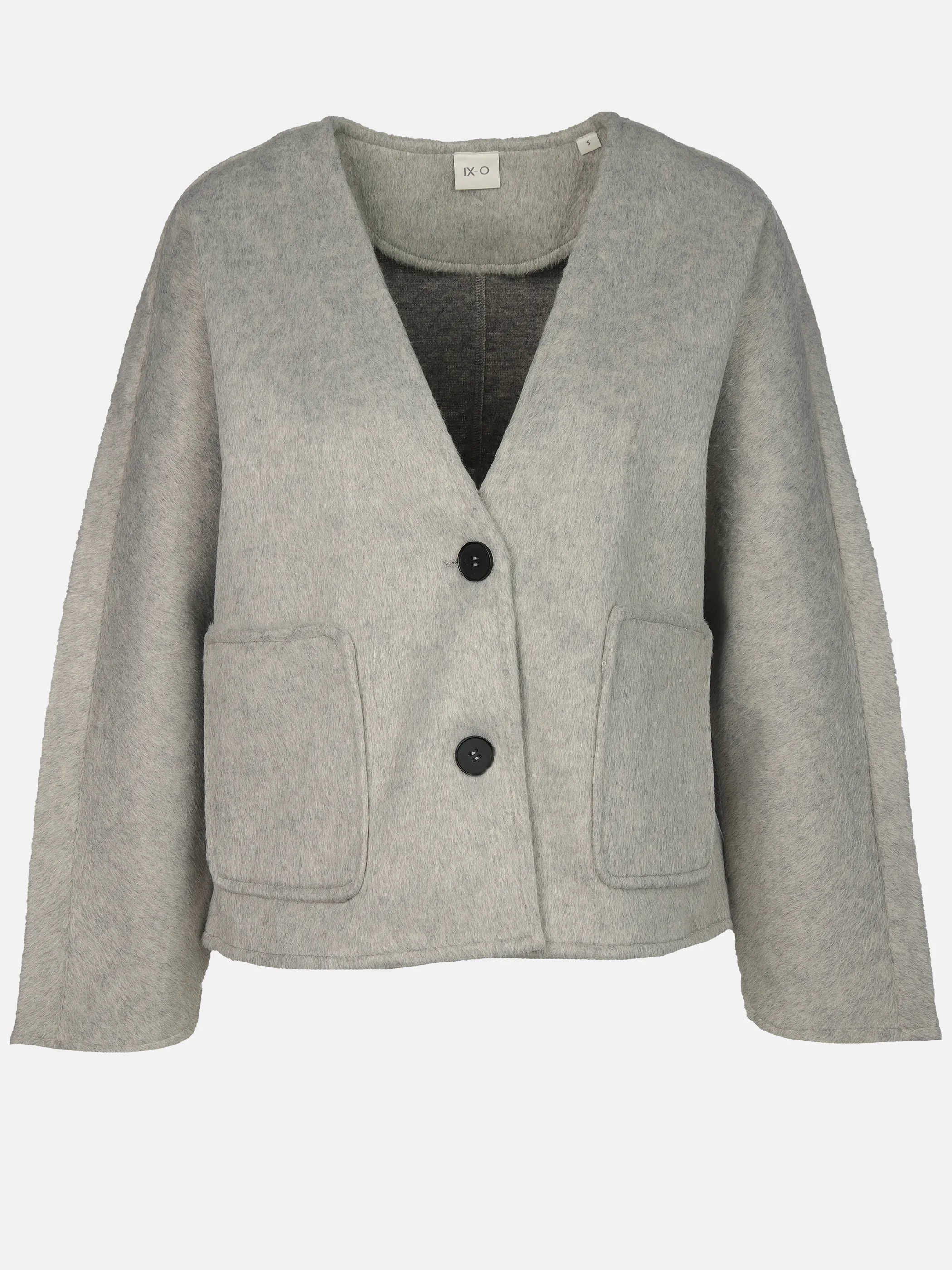 IX-O YF-Da Jacke Woll-Blazer Grau 916378 LGM 1