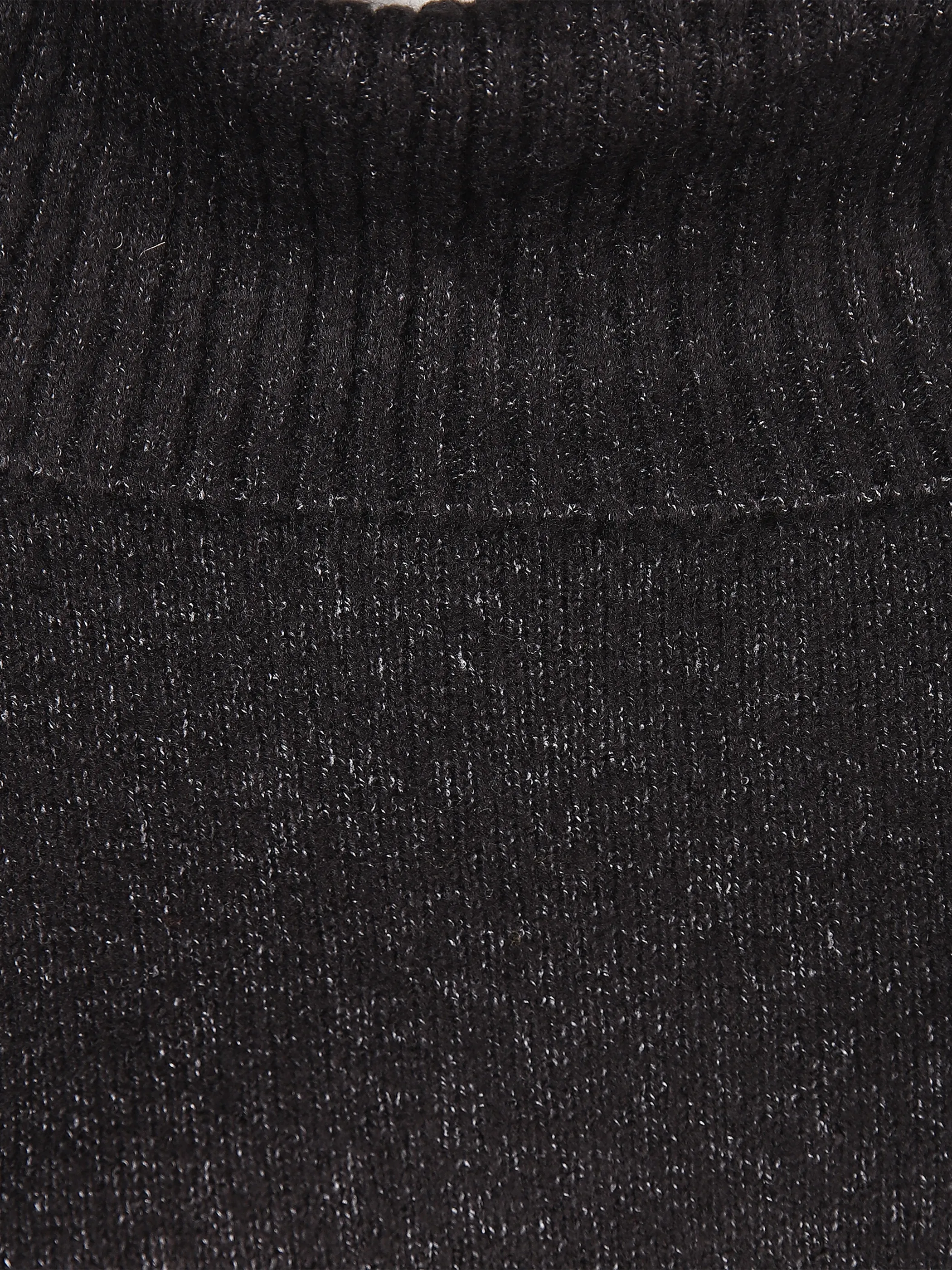 Stitch & Soul Da-Rollkragenpullover Rippende Schwarz 844749 BLACK MEL 3