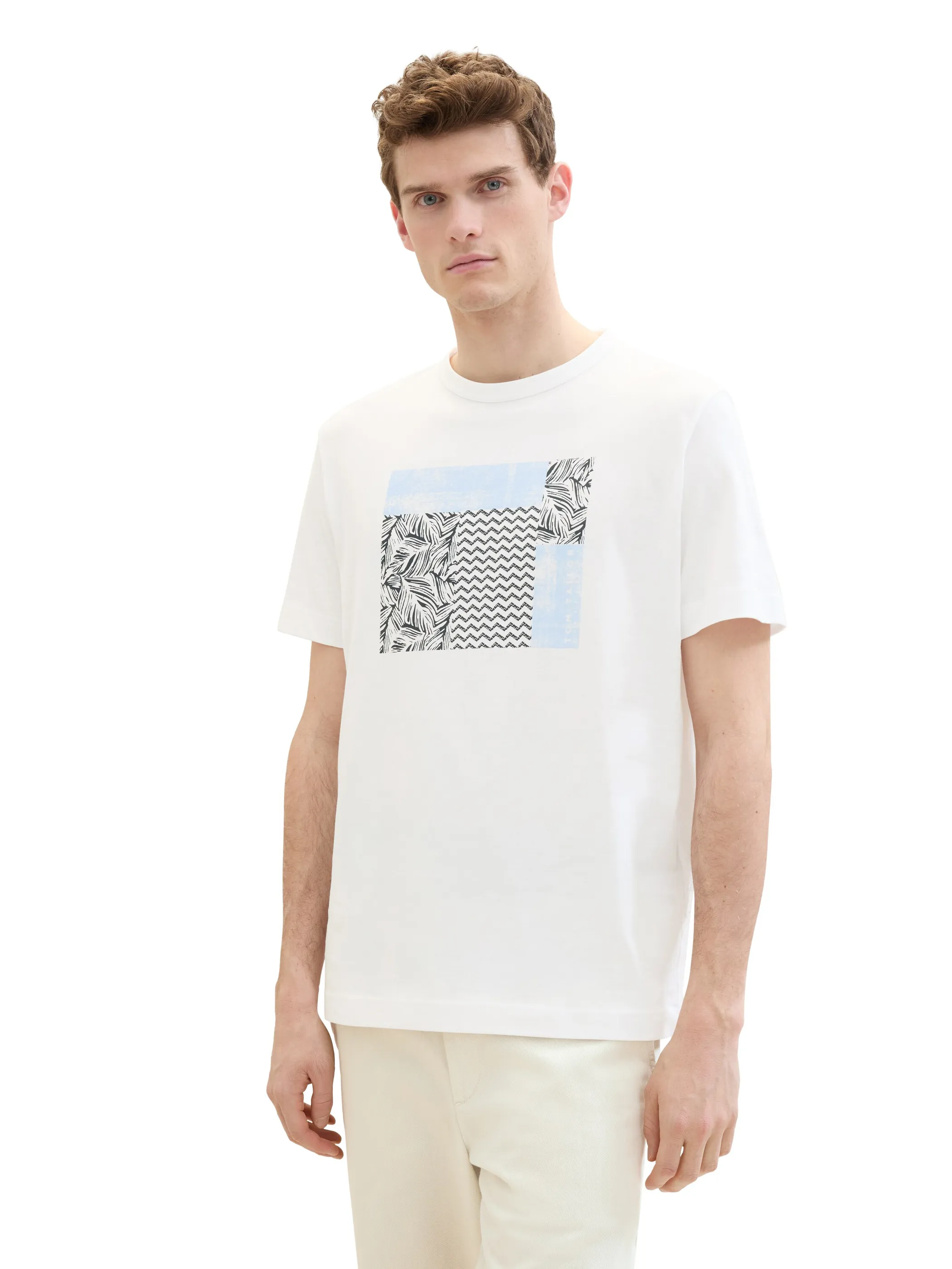Tom Tailor 1041793 printed t-shirt Weiß 895690 20000 2 Tom Tailor 1041793 printed t-shirt Weiß 895690 20000 2