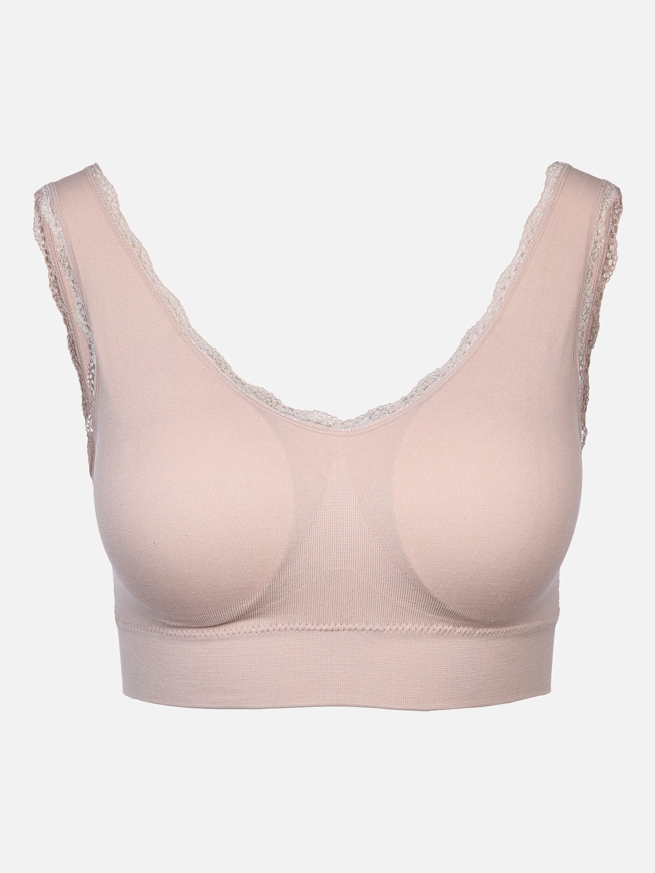 Sure Da.Seamless-Bustier mit Spitze Weiß 859467 HAUT 1