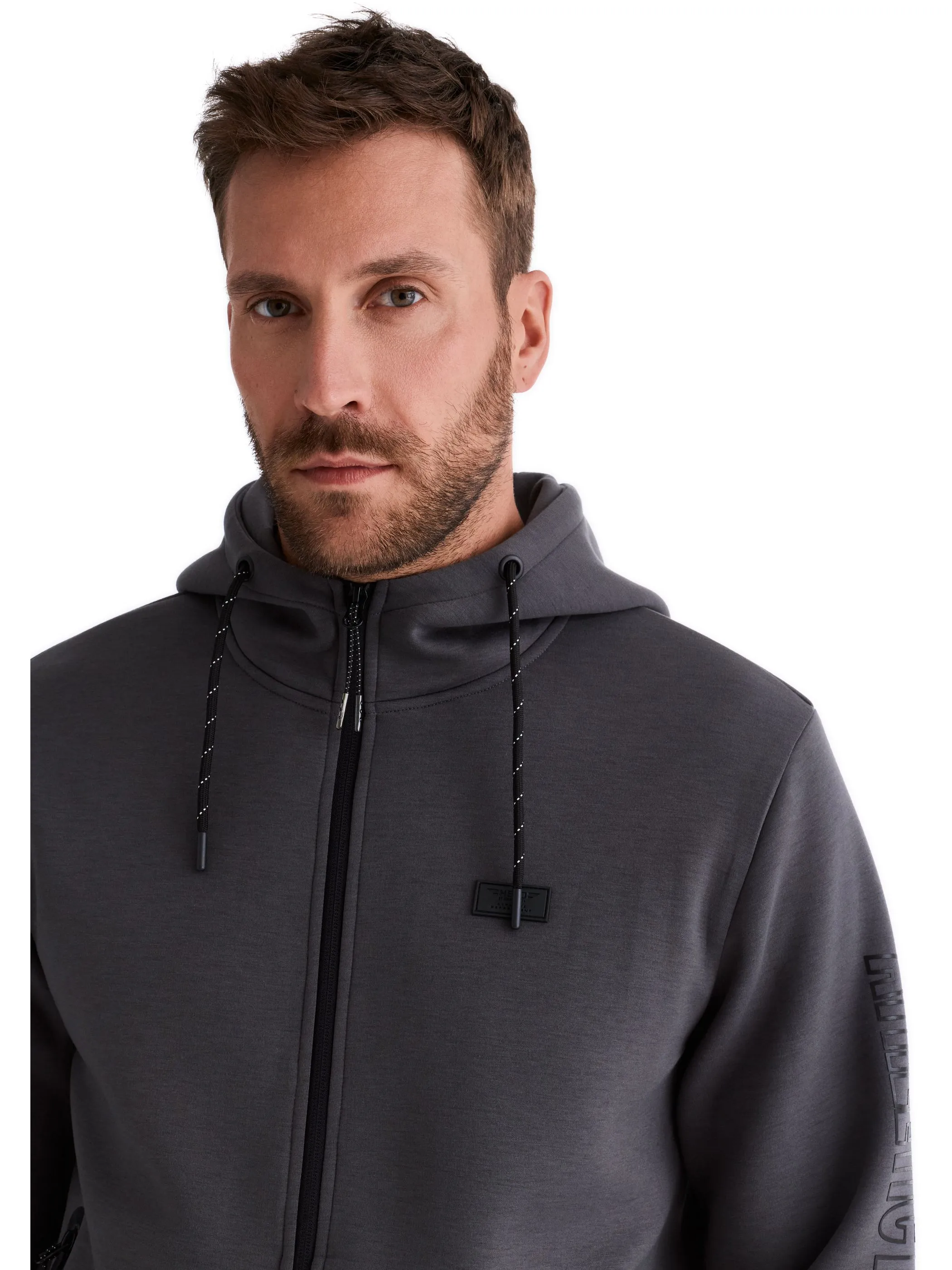 Stooker Athletic 75220580006351 He-Sweatjacke SPENCER Grau 928337 6351 3