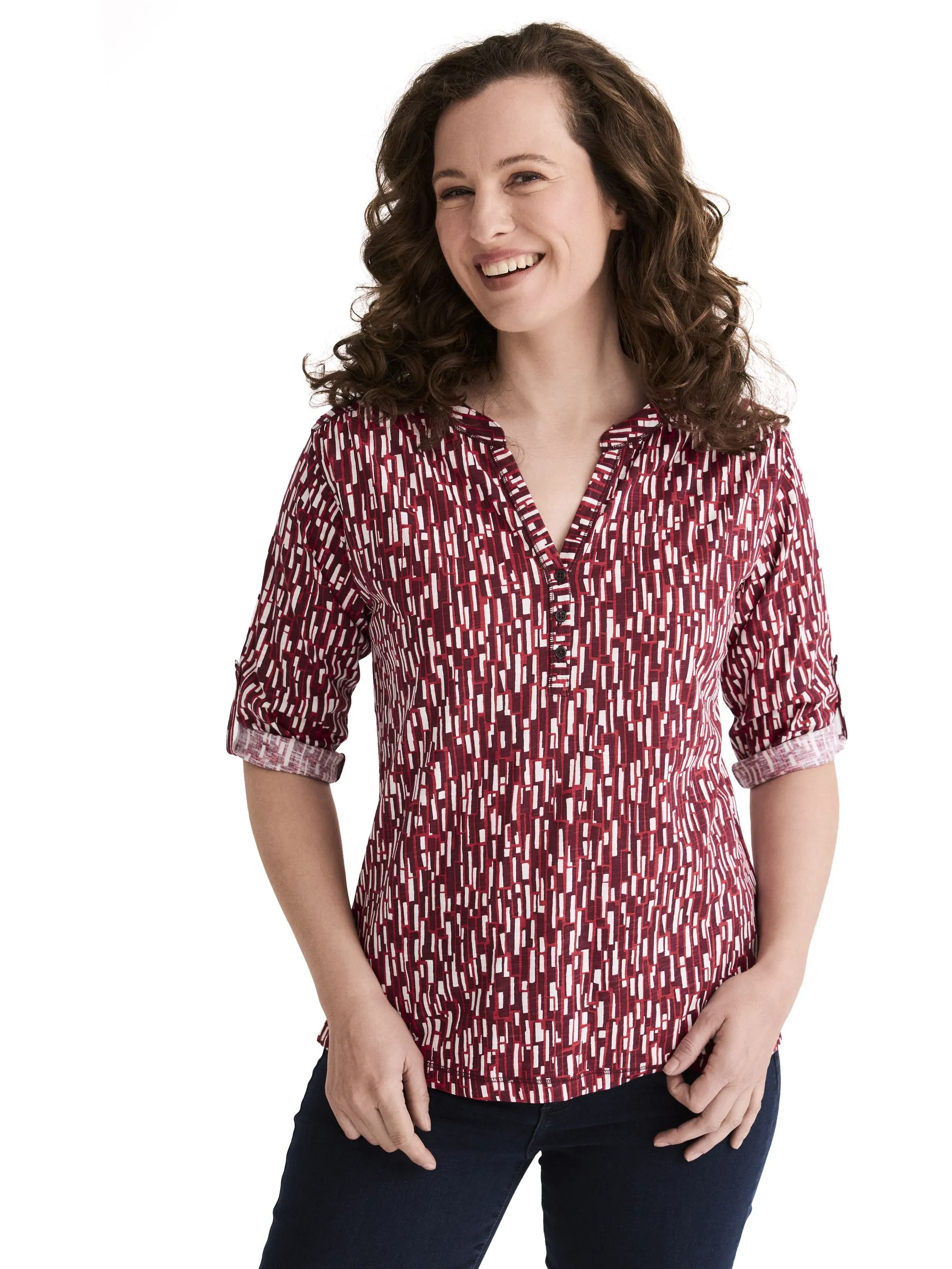 Stooker DOB 25560280009130 Da. T-Shirts / Rot 919921 9130 1 Stooker DOB 25560280009130 Da. T-Shirts / Rot 919921 9130 1