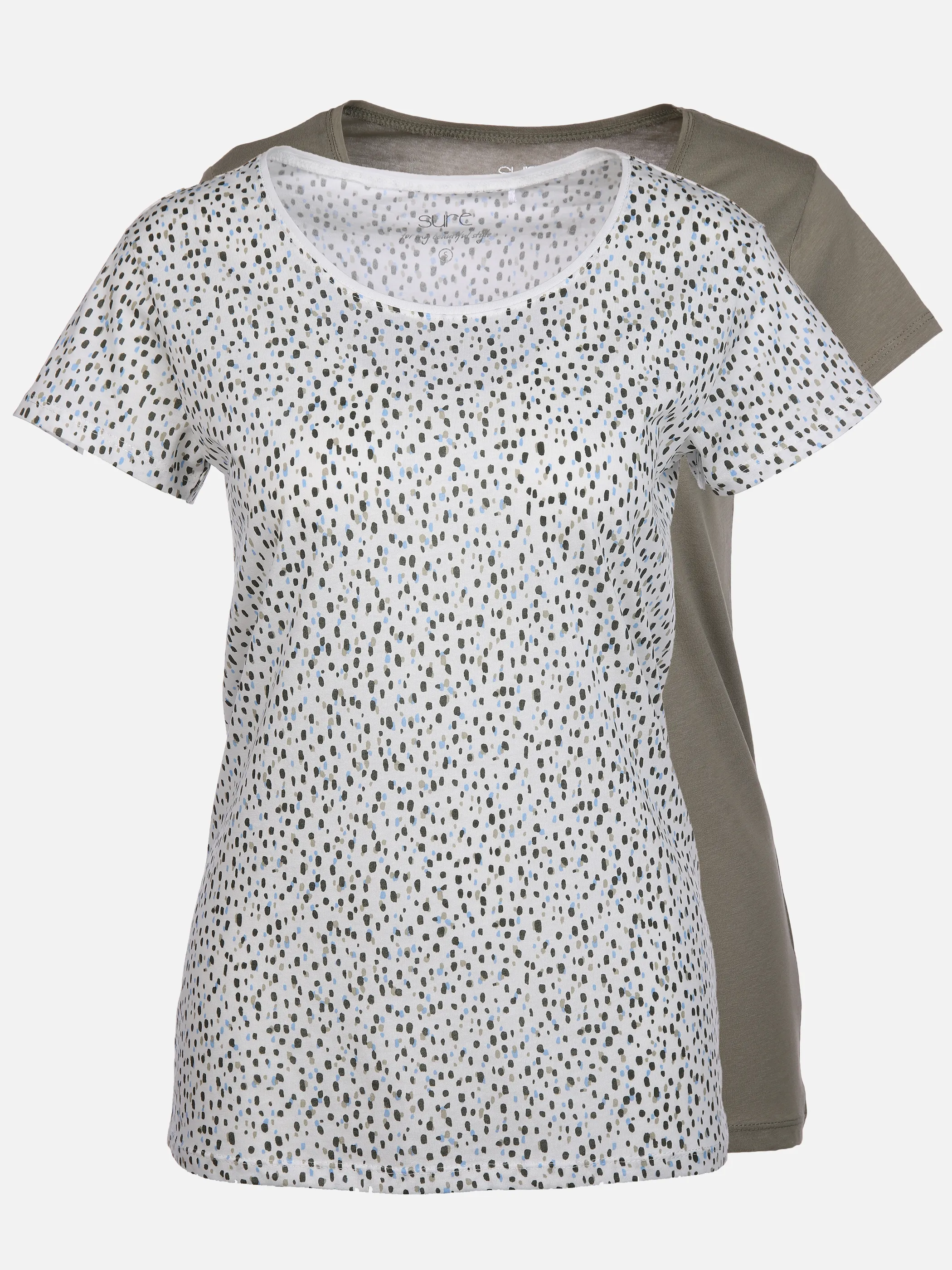 Sure Da-2er Pack T-Shirt Salbei 891200 SALBEI 1 Sure Da-2er Pack T-Shirt Salbei 891200 SALBEI 1