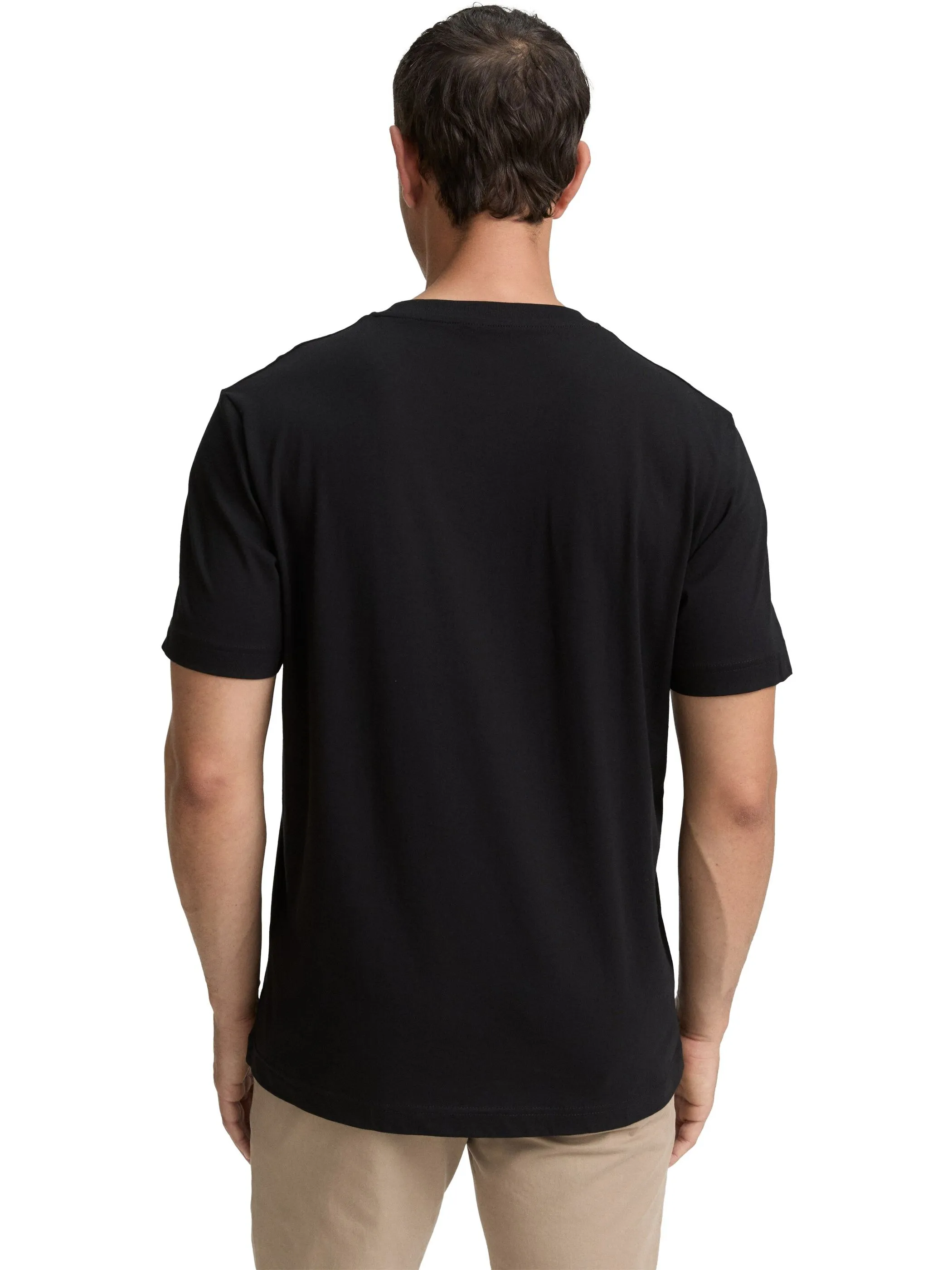 Tom Tailor 1048393 NOS double pack crew neck tee Schwarz 920946 29999 2