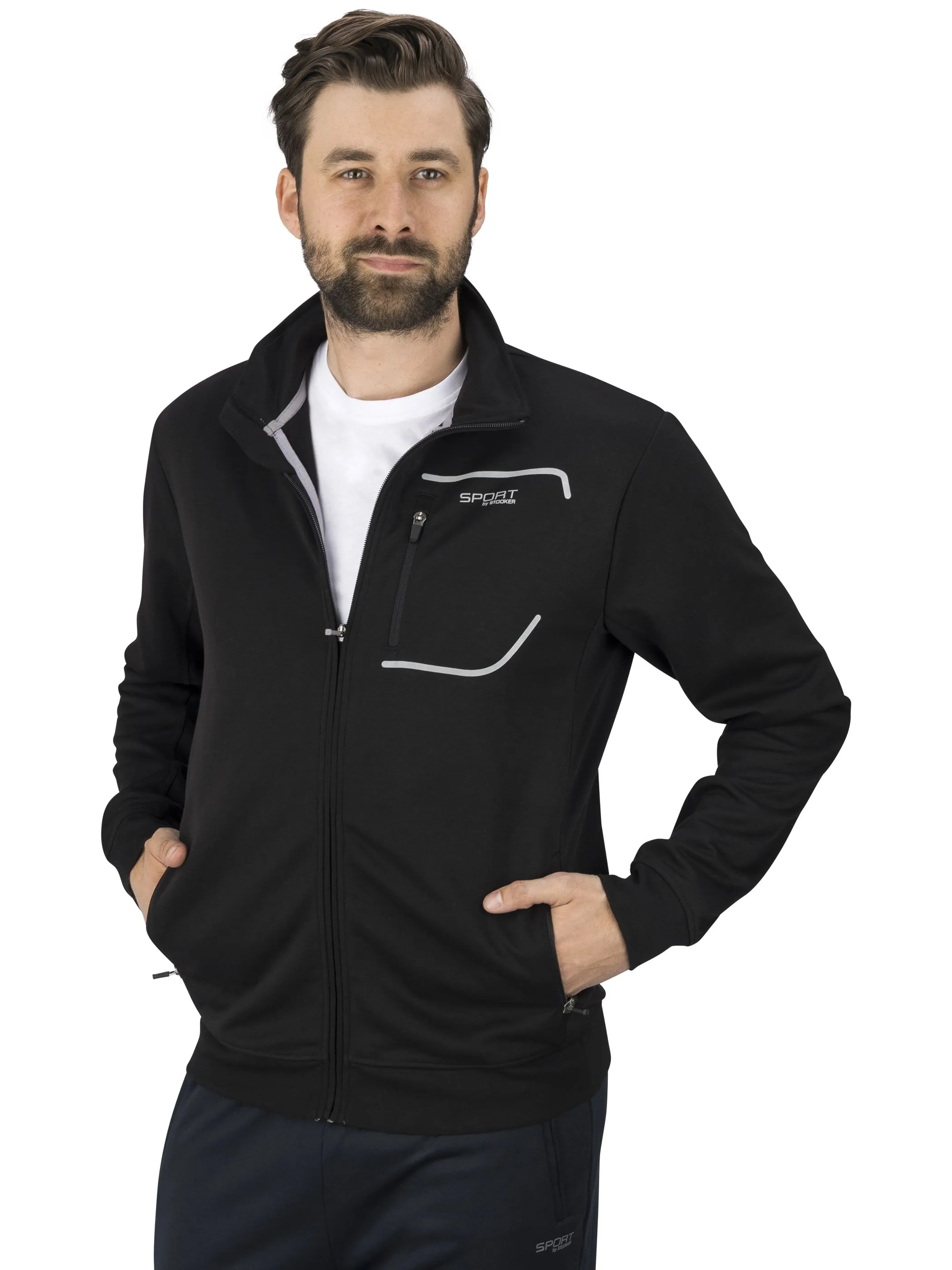 Stooker Athletic 06910250006999 He. Sweat light Schwarz 919823 6999 1