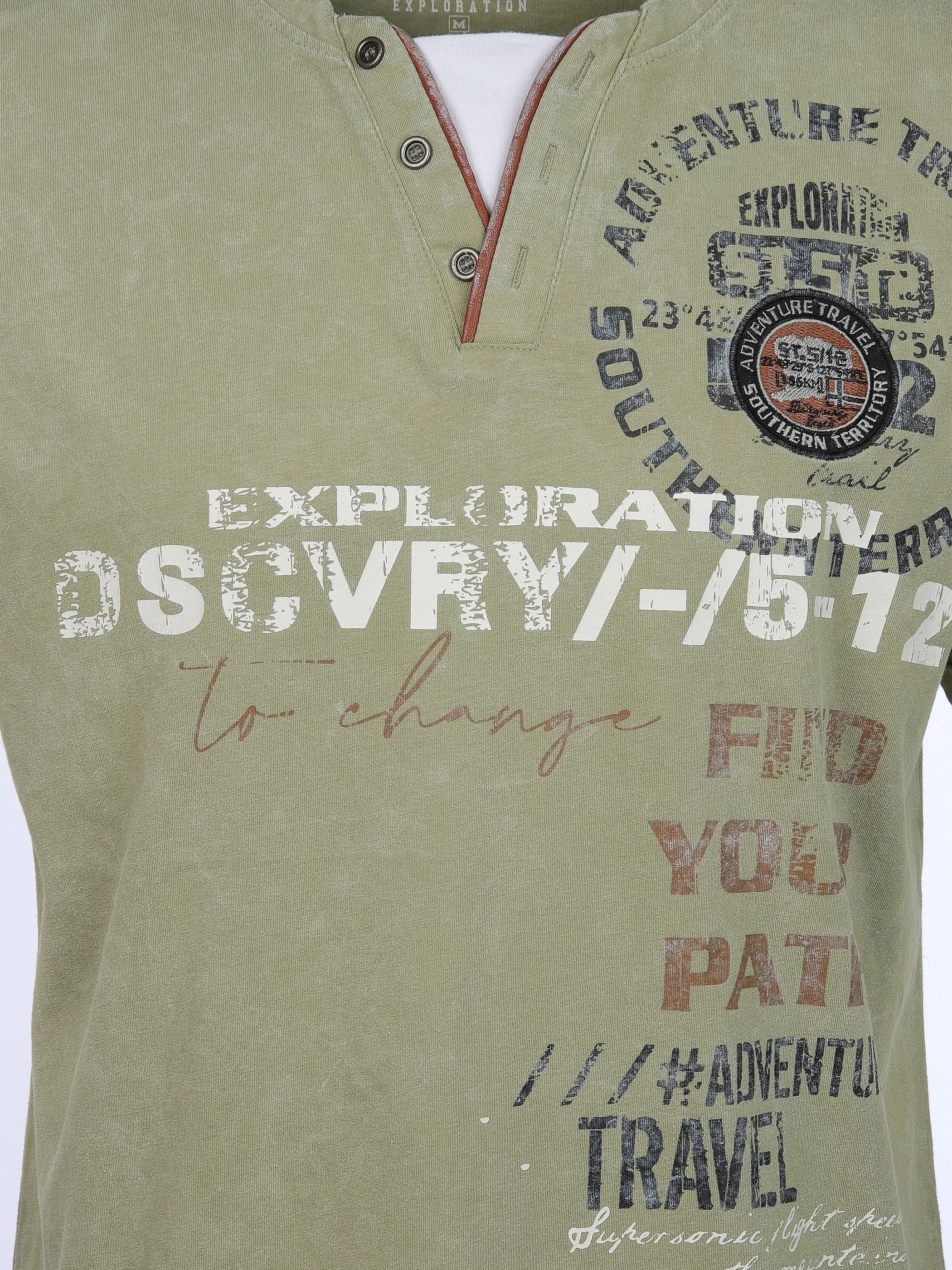 Southern Territory He. Henleyshirt 1/2 Arm 2in1 washer Oliv 905117 OLIVE 3 Southern Territory He. Henleyshirt 1/2 Arm 2in1 washer Oliv 905117 OLIVE 3