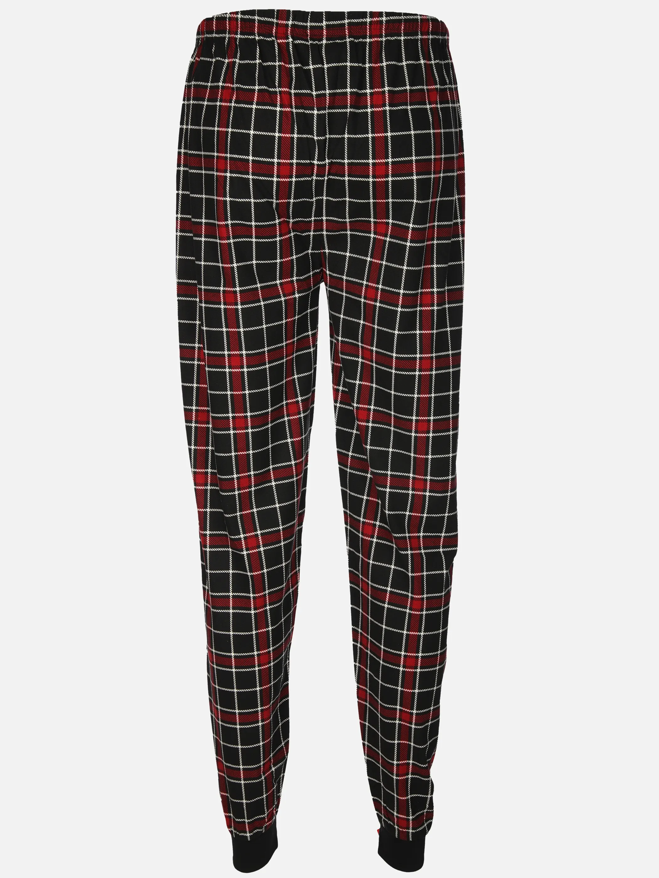 Jim Spencer He. Schlafhose Flanell Karo Schwarz 914698 SCHWARZ 2