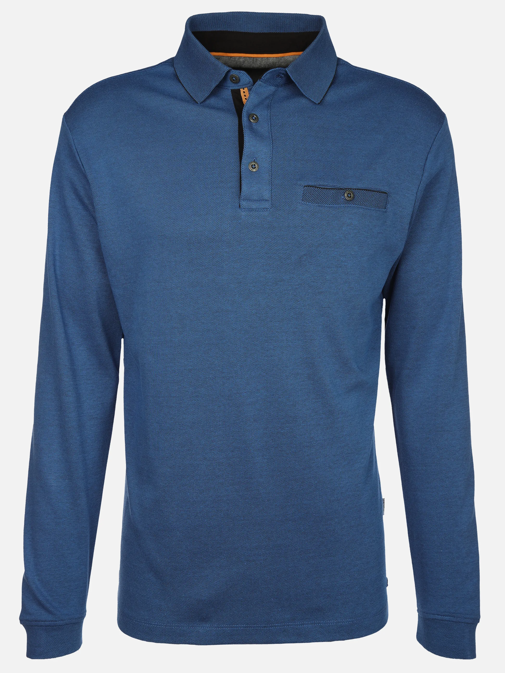 Jim Spencer He. Poloshirt 1/1 Arm Jacquard Türkis 866258 AZUR 1