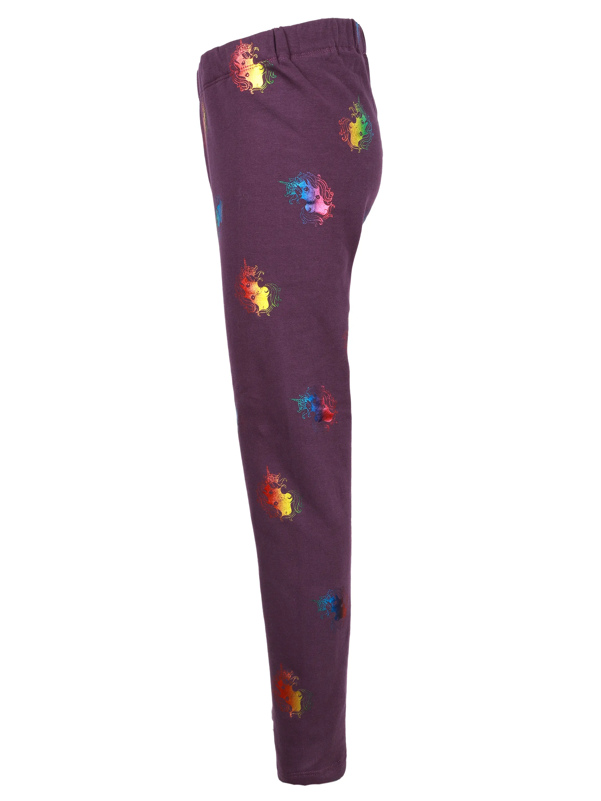 One Way KM Leggings mit Einhorn AOP in lila Lila 913322 LILA 4
