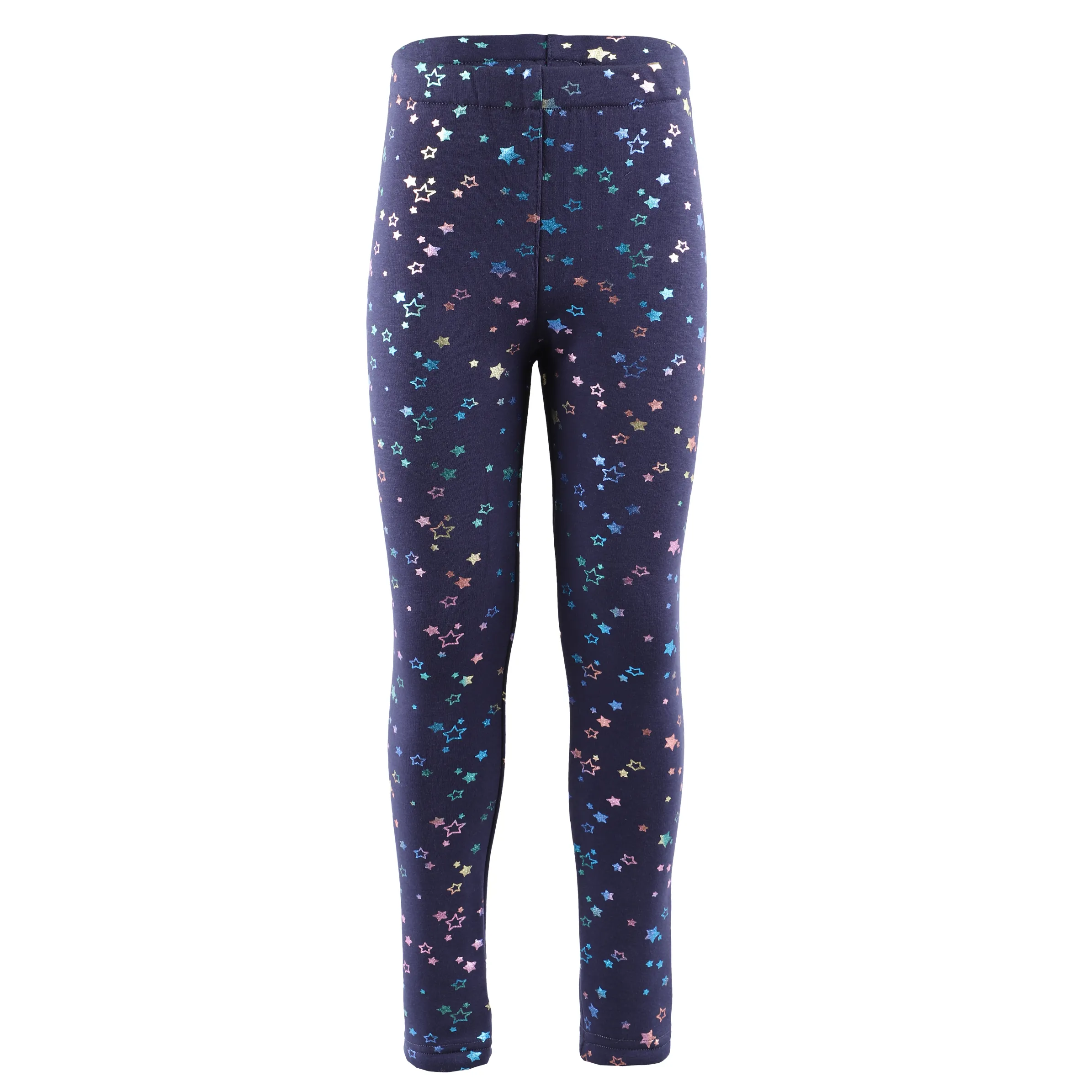 Stop + Go KM Thermo Leggings in navy mit AOP Sterne Blau 881564 NAVY 1