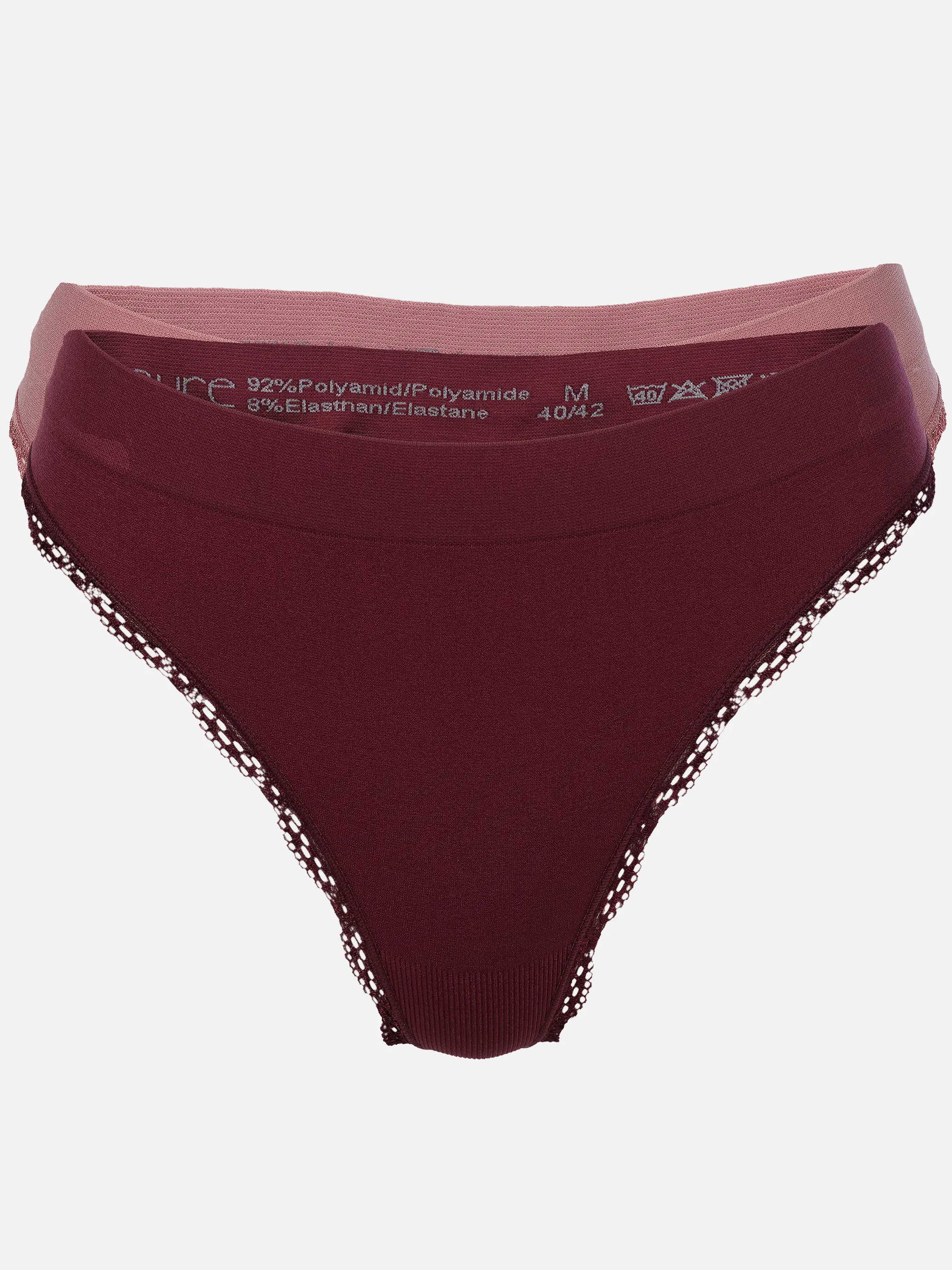 Sure Da String 2er Seamless mit Spi Rot 932066 BORDEAUX 1