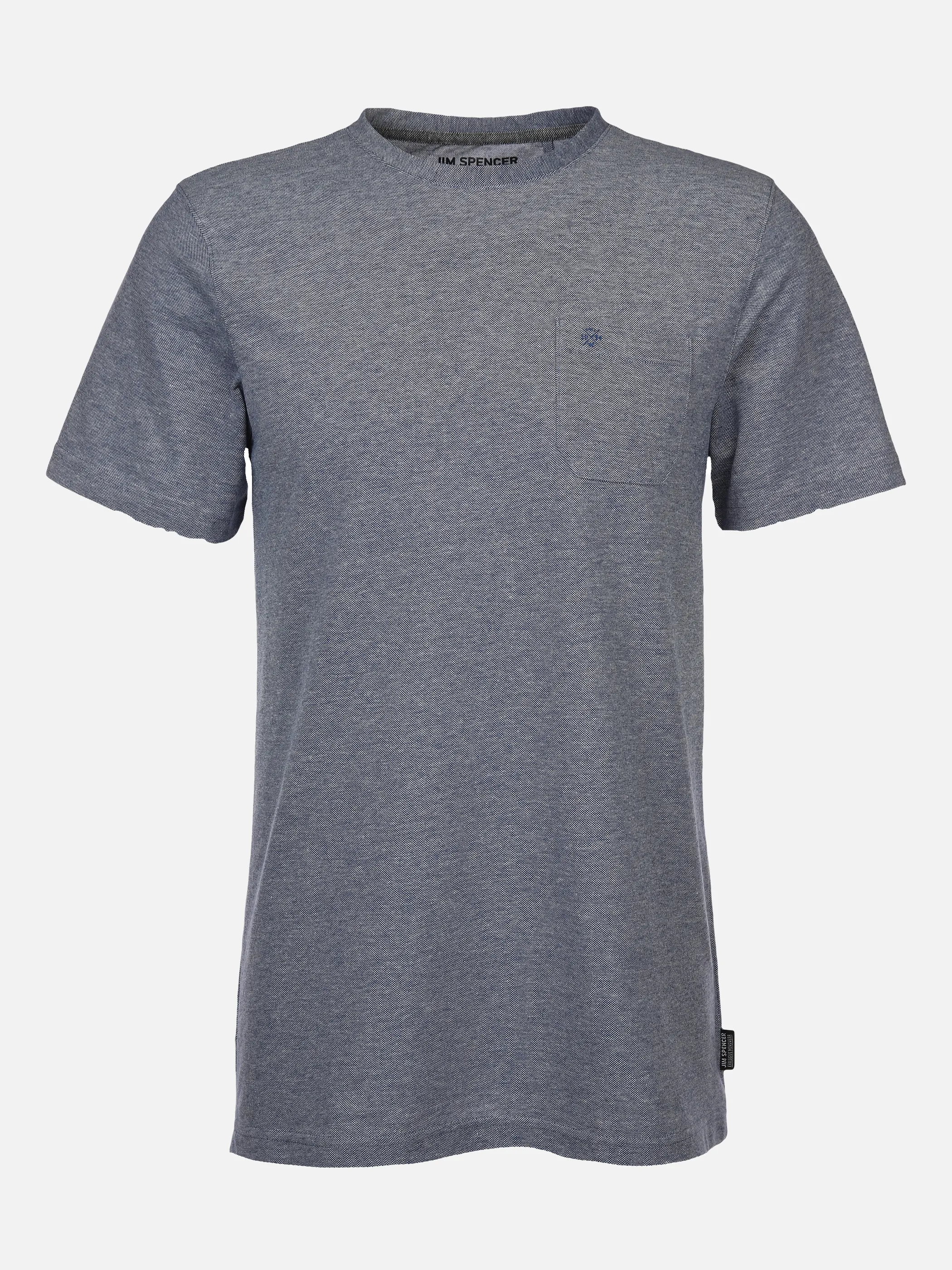 Jim Spencer He. T-Shirt 1/2 Arm twisted RH Blau 873096 JEANSBLAU 1 Jim Spencer He. T-Shirt 1/2 Arm twisted RH Blau 873096 JEANSBLAU 1