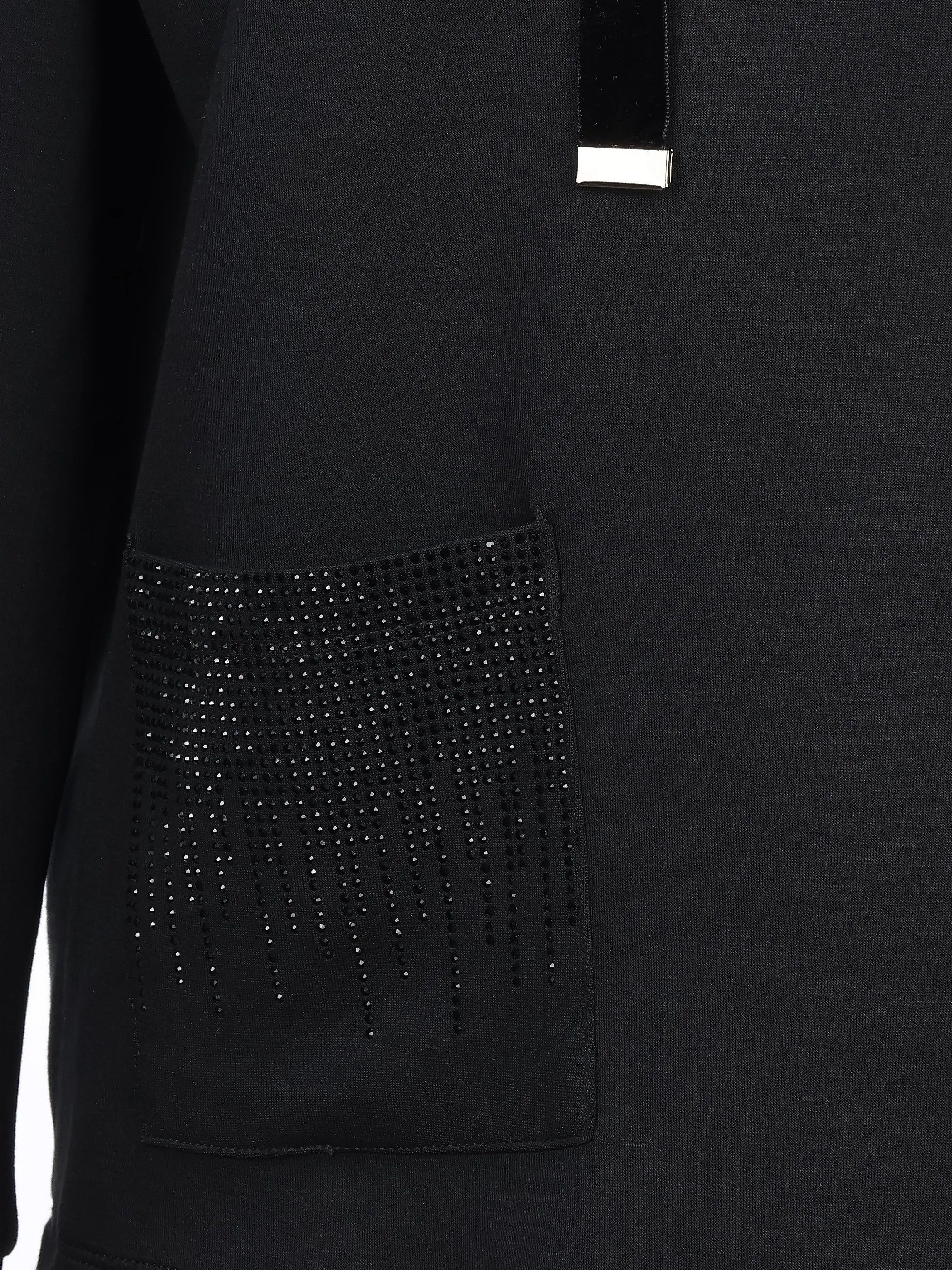 Lisa Tossa Da-Edel Sweatshirt m. Stehkrag Schwarz 933005 BLACK 3