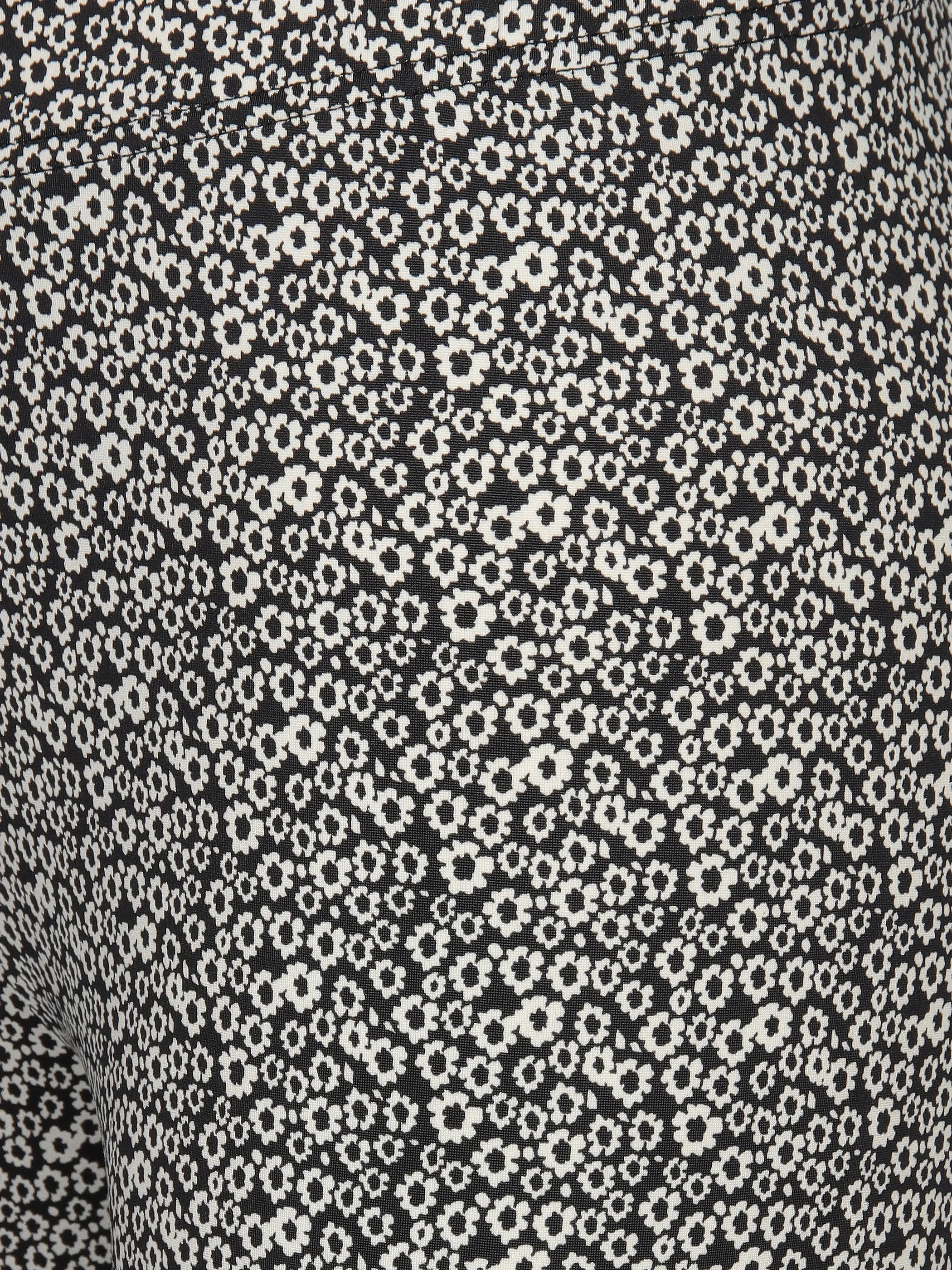 Sure Da-Capri-Leggings m. Print Schwarz 911205 FLOWERS SW 3