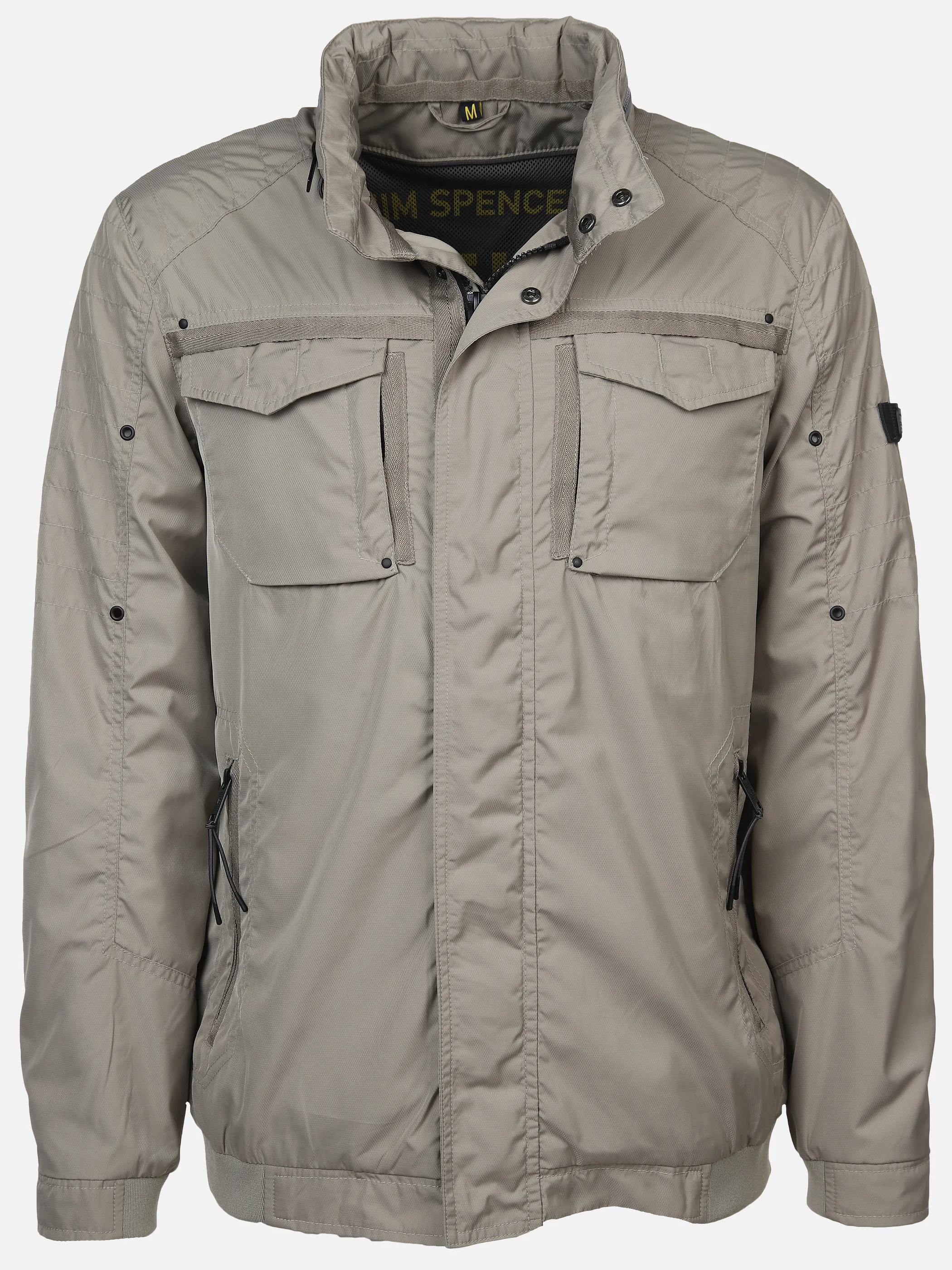 Jim Spencer He. Freizeitblouson Cargo reflektierend Grau 888472 STONE 1