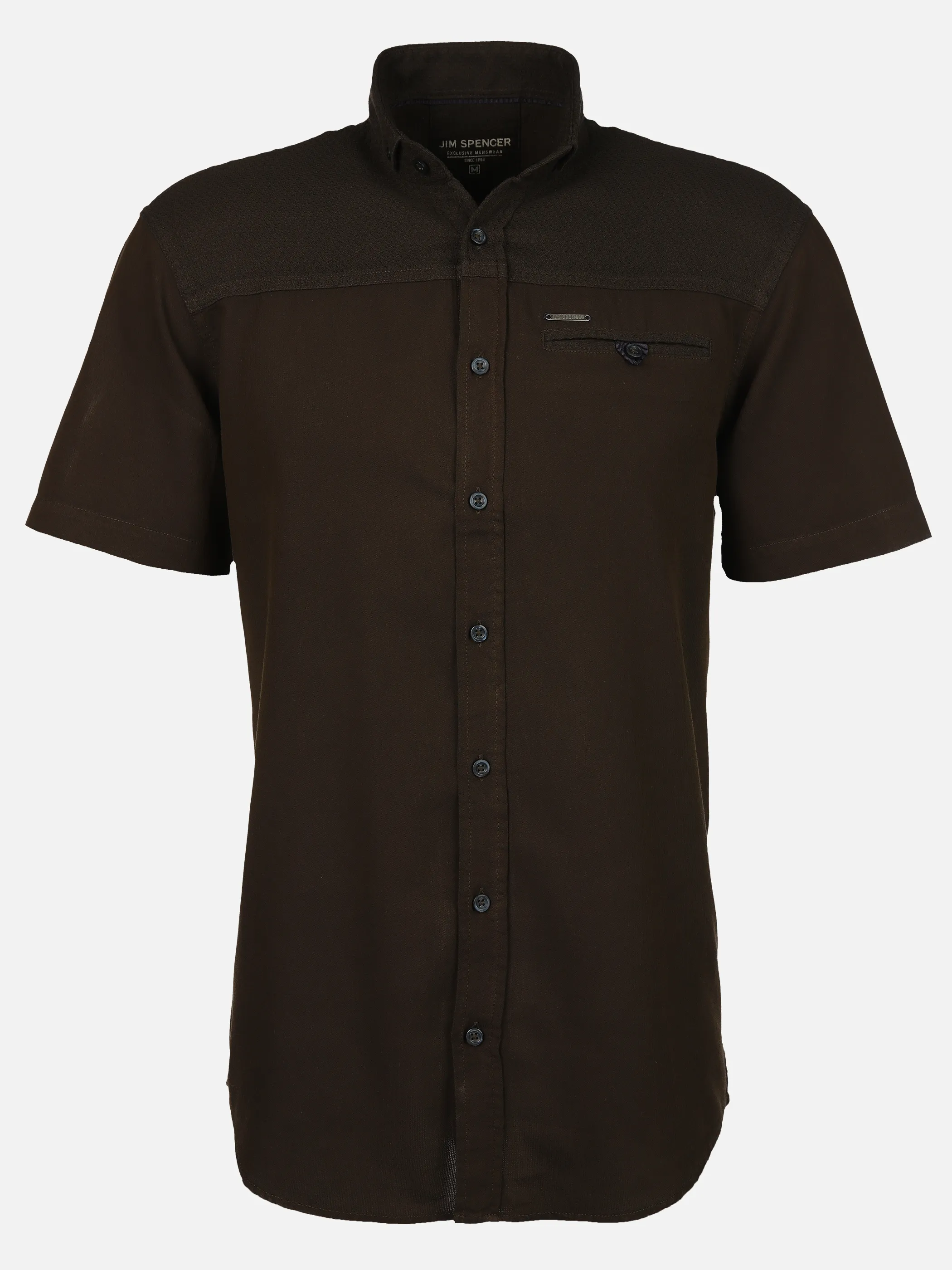 Jim Spencer He. Freizeithemd 1/2 Arm cut+sewn Braun 905125 ORANGE 1 Jim Spencer He. Freizeithemd 1/2 Arm cut+sewn Braun 905125 ORANGE 1