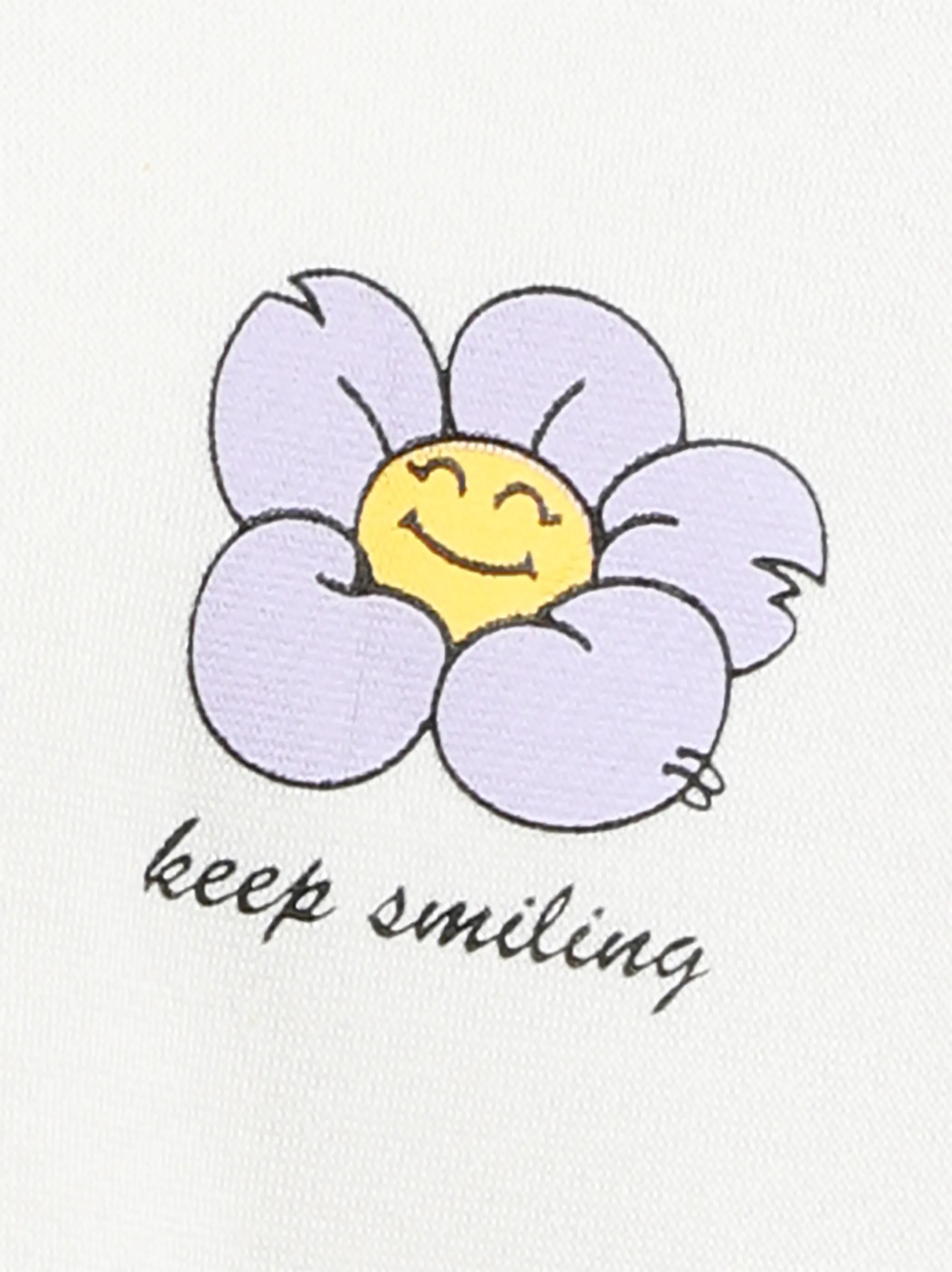 One Way JM Hoodie "keep Blooming" Backprint in offwhite Weiß 916237 OFFWHITE 3