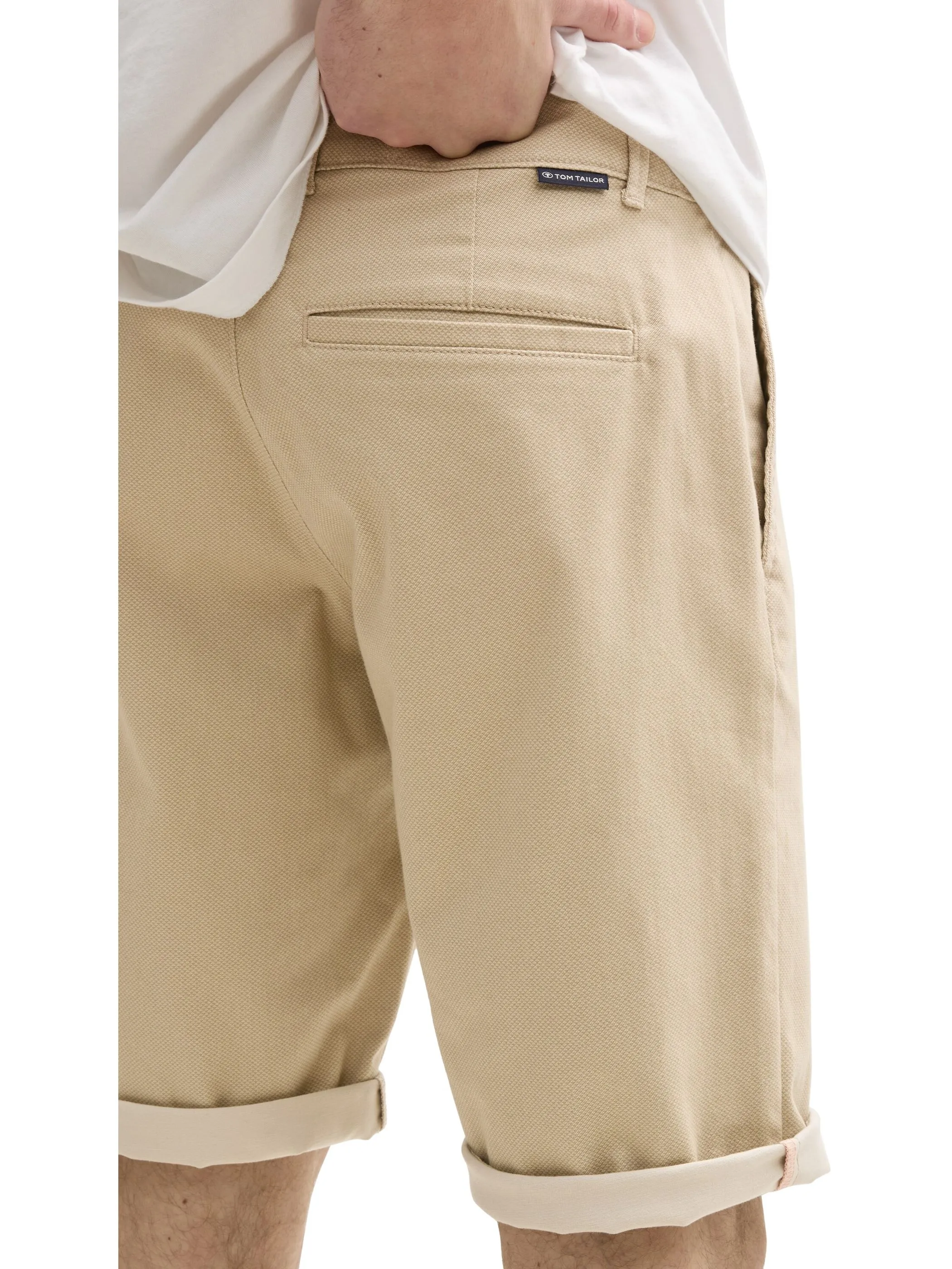 Tom Tailor 1047143 slim chino shorts Beige 905889 37214
