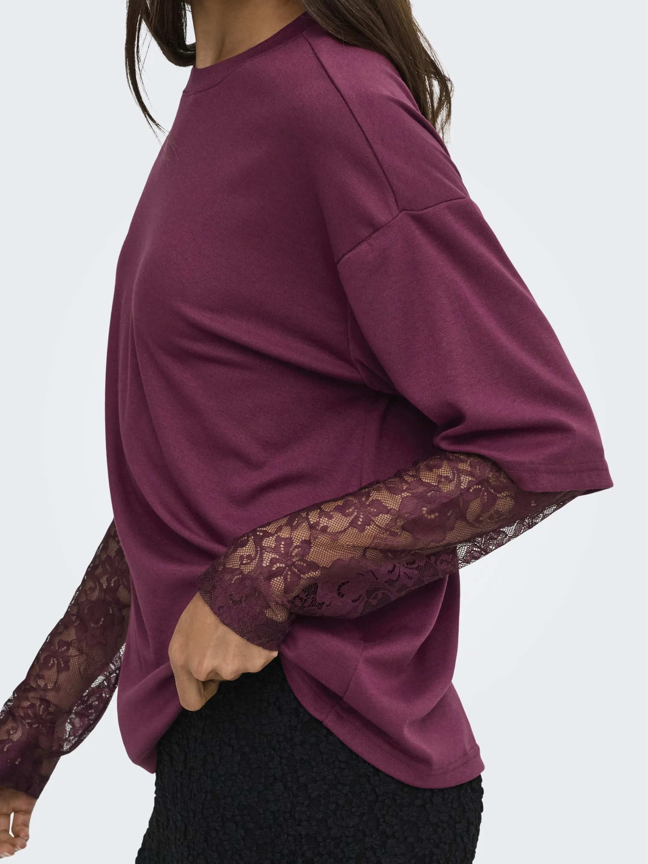 Only 15381333 ONLTAHLIA L/S LACE TO Rot 931453 177912001 3