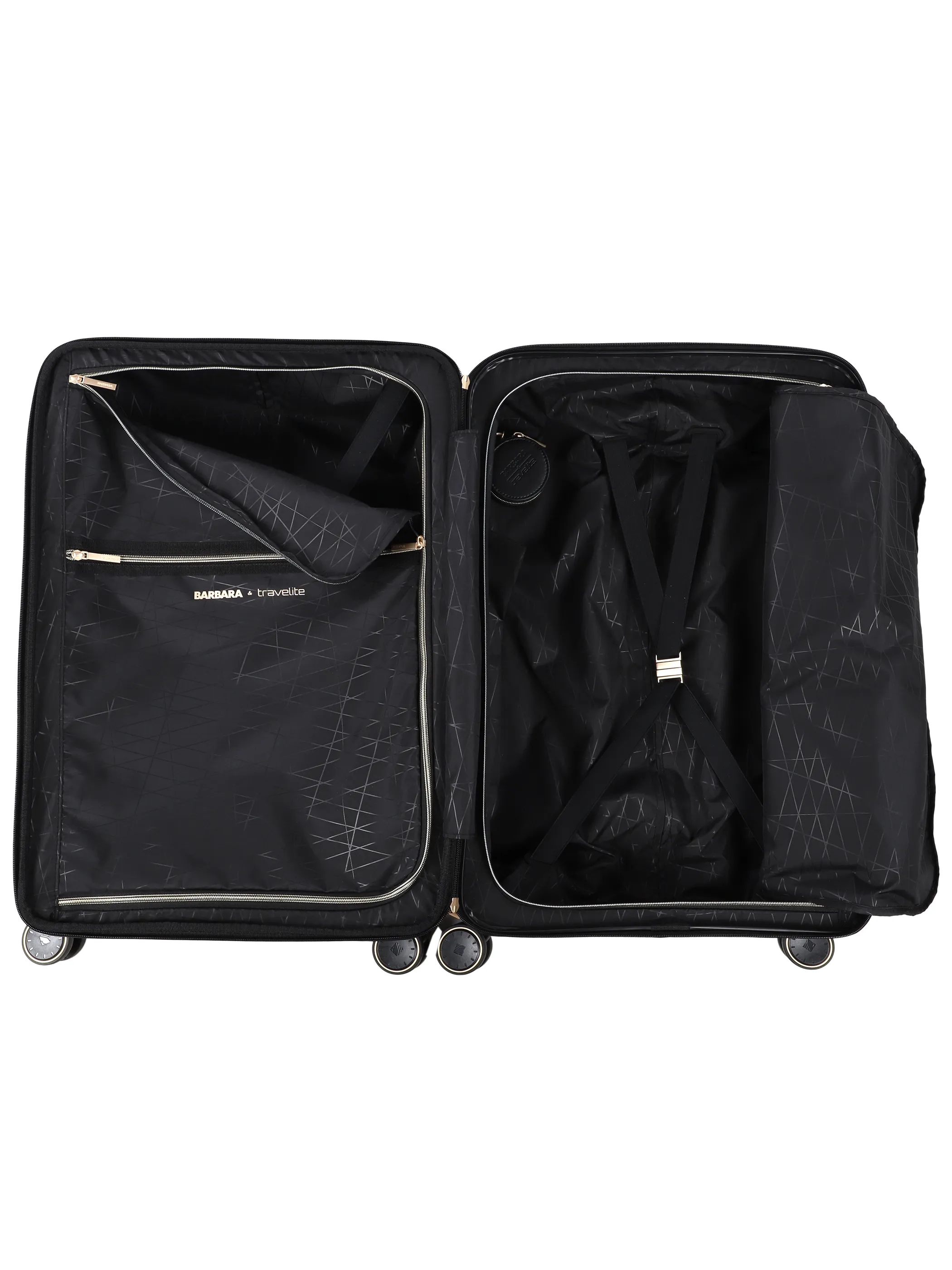 Travelite Barbara Novelty Trolly 4W L Schwarz 921198 01 3