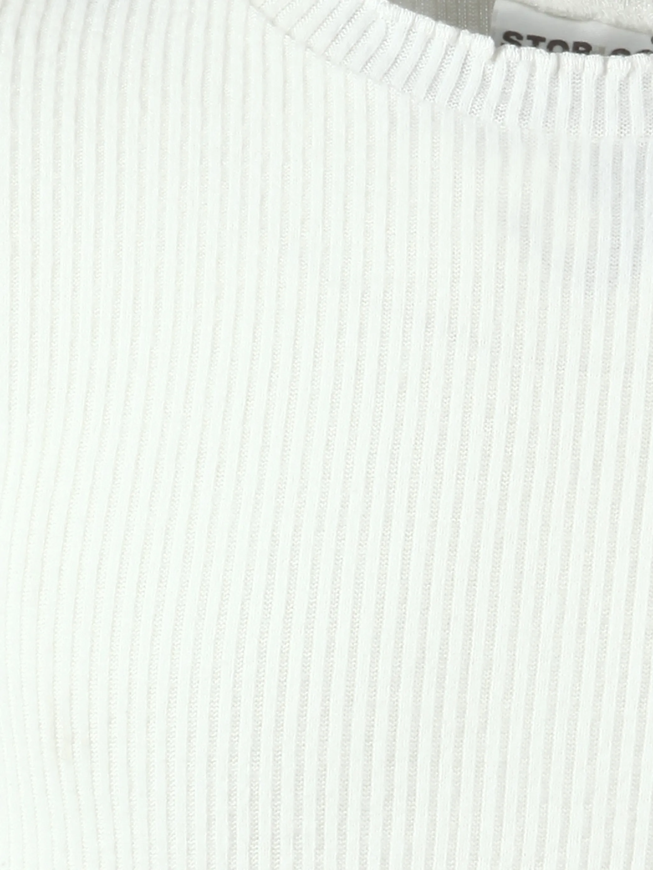 Stop + Go JM Ripp-Crop Top Longsleeve in offwhite Weiß 900302 OFF WHITE 3 Stop + Go JM Ripp-Crop Top Longsleeve in offwhite Weiß 900302 OFF WHITE 3