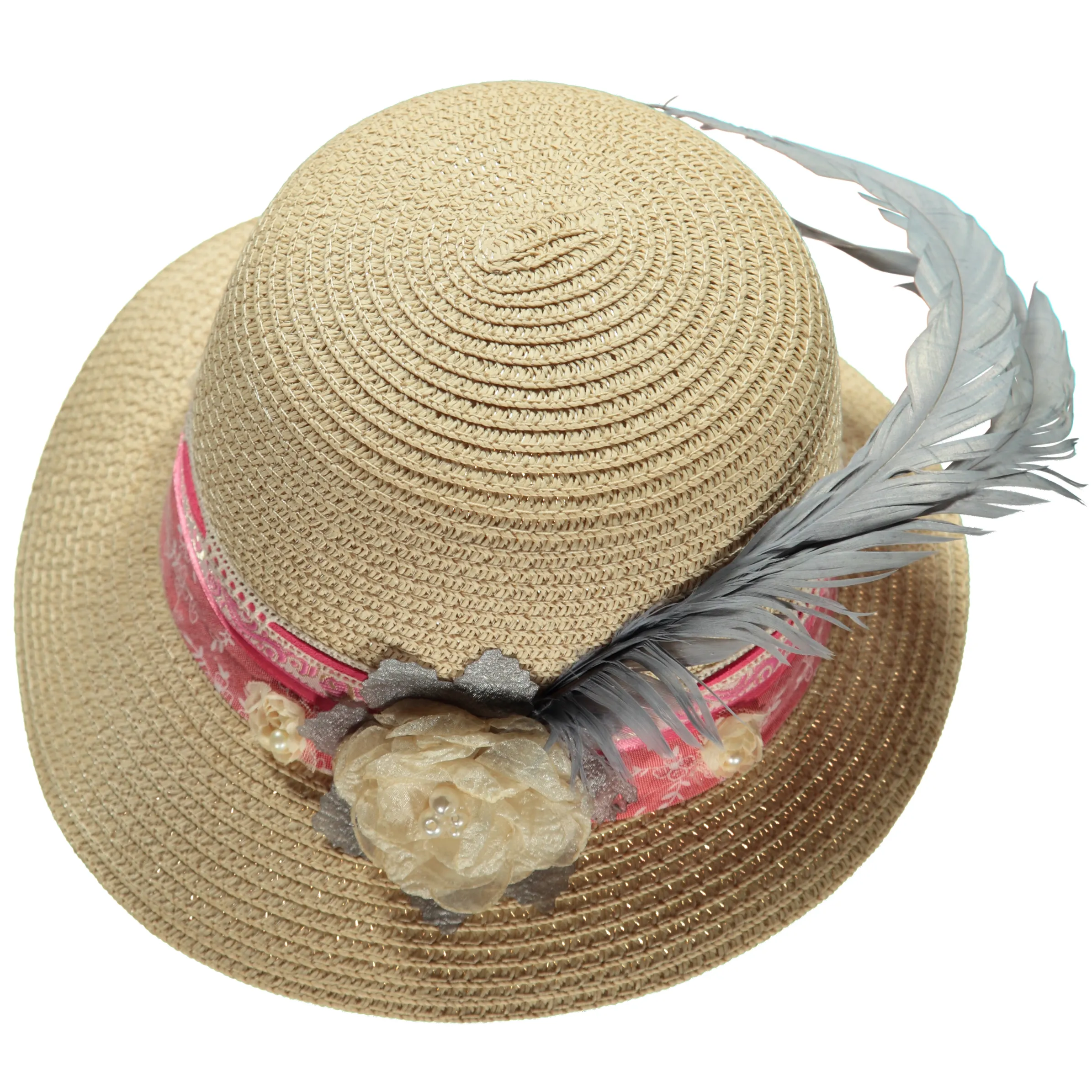 Brandl Tracht Da-Trachtenstyle Strohhut Braun 810919 BEIGE 1