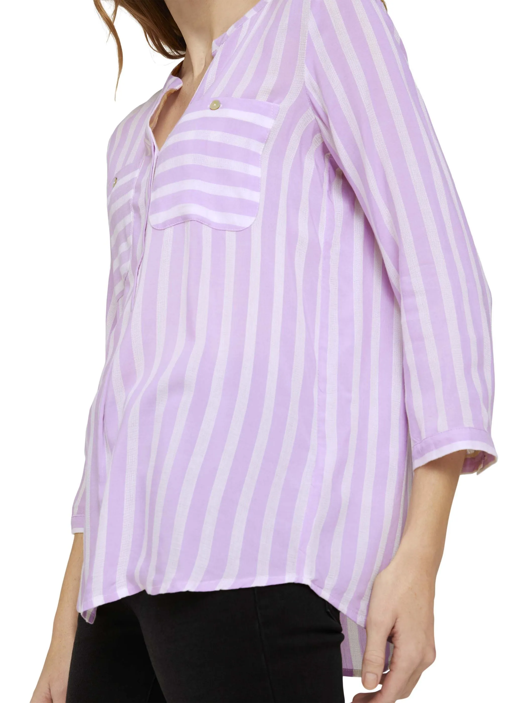 Tom Tailor 1016190 blouse striped Lila 849385 27215 3