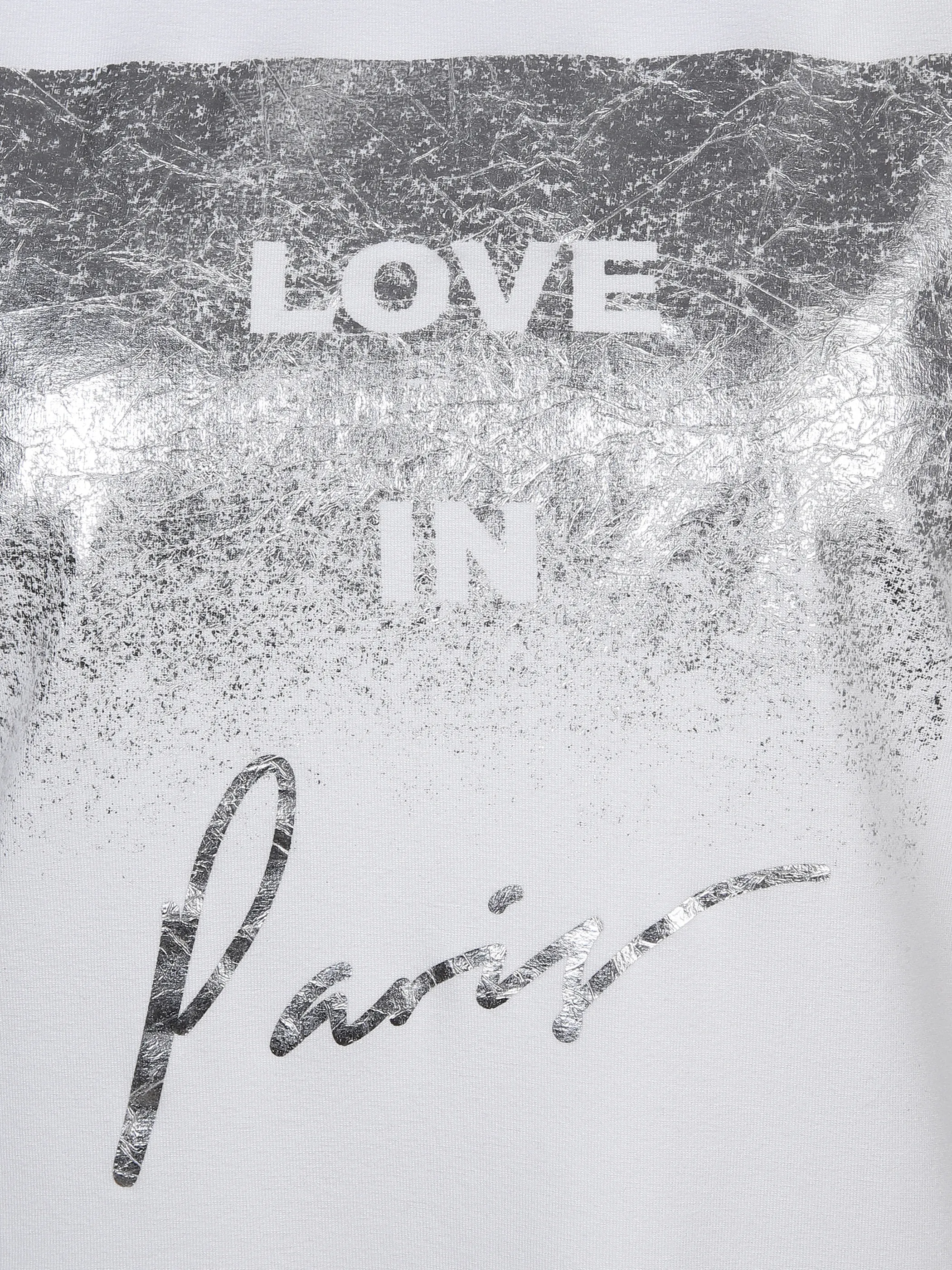 Lisa Tossa Da-T-Shirt mit Folienprint Weiß 877570 OFFWHITE 3 Lisa Tossa Da-T-Shirt mit Folienprint Weiß 877570 OFFWHITE 3