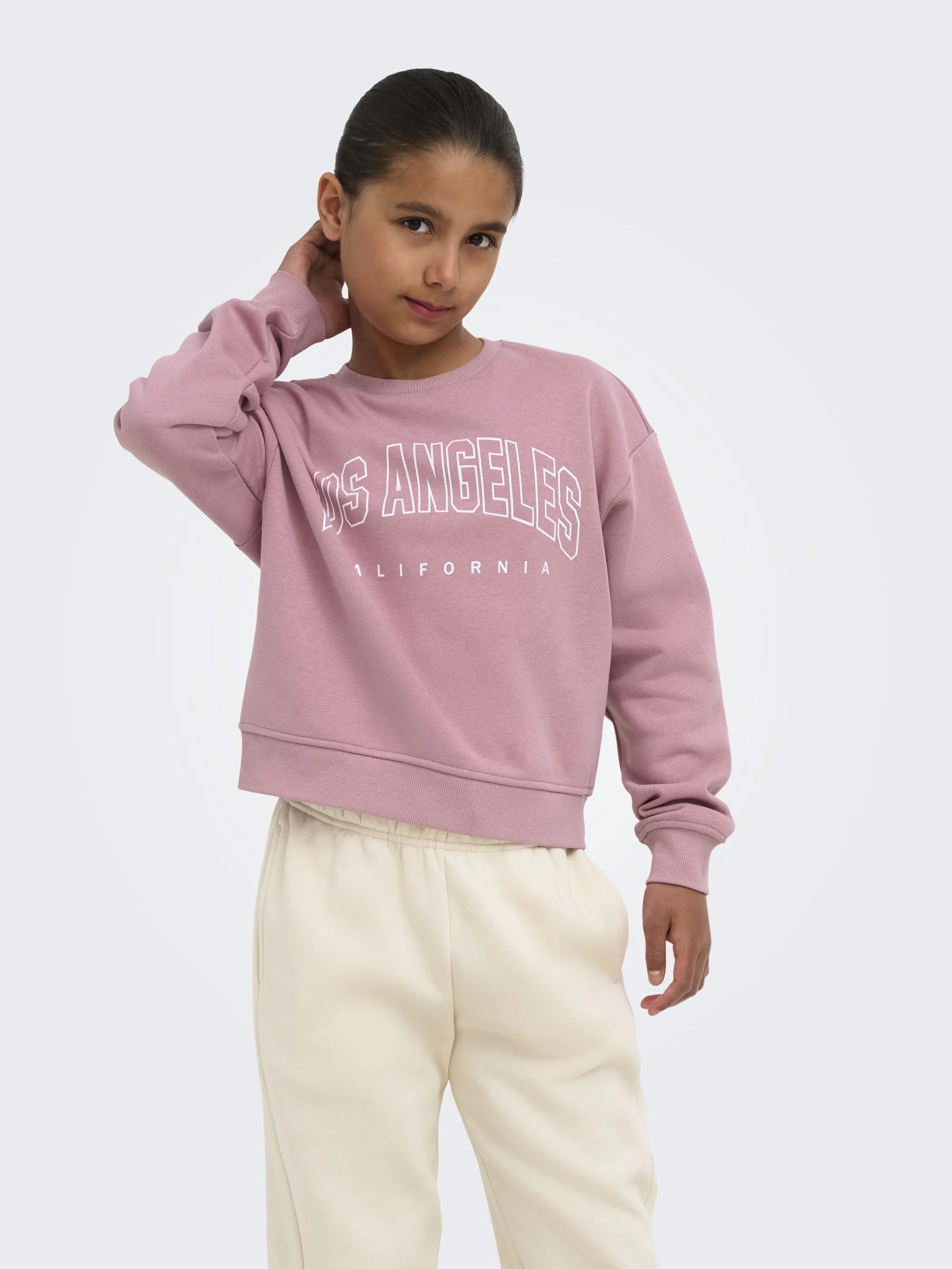 Kids Only 15353354 KOGSWEAT LIFE LS CREW Rosa 914271 250075001 4