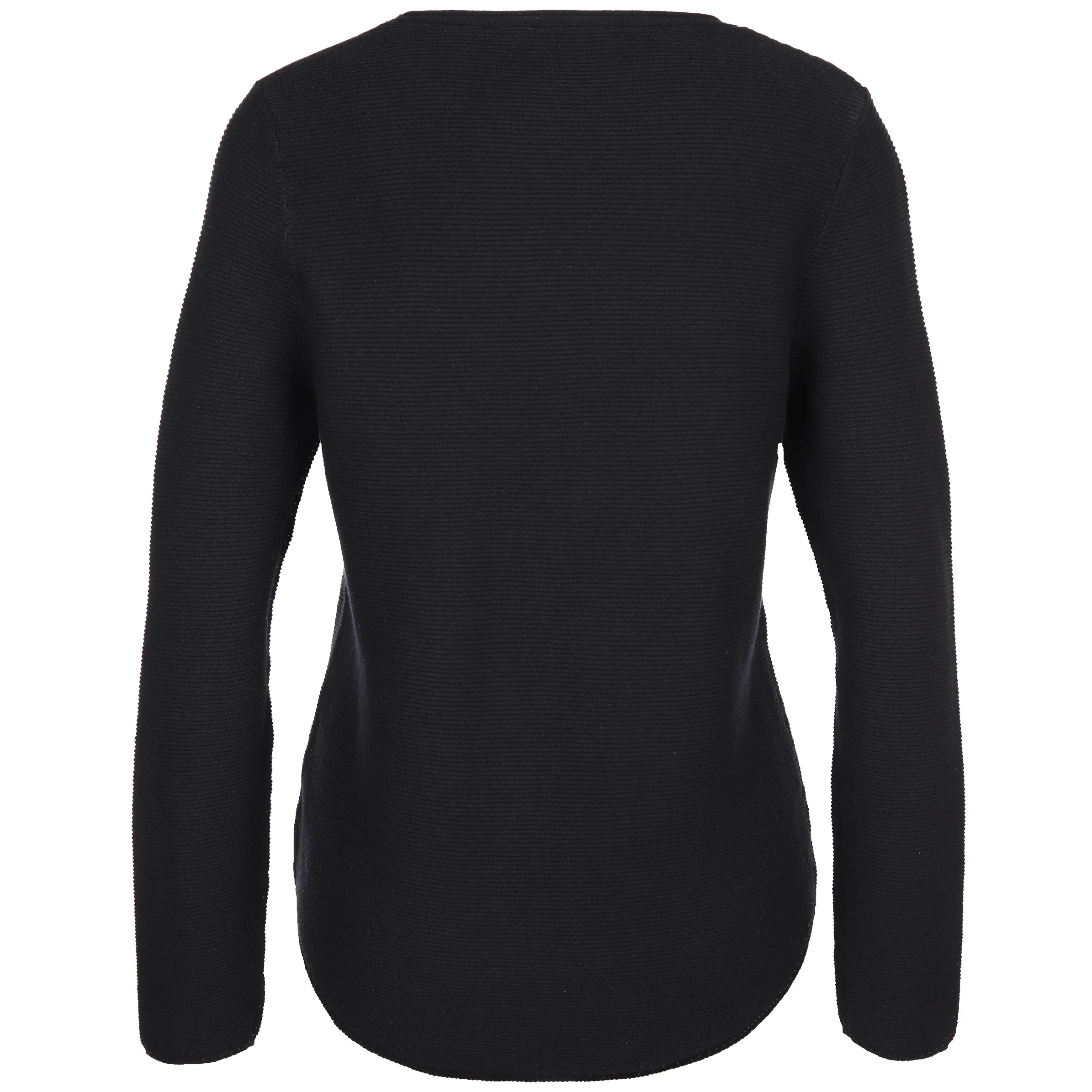 Lisa Tossa Da-Strukturpullover m. 1/1 Arm Schwarz 880633 SCHWARZ 2