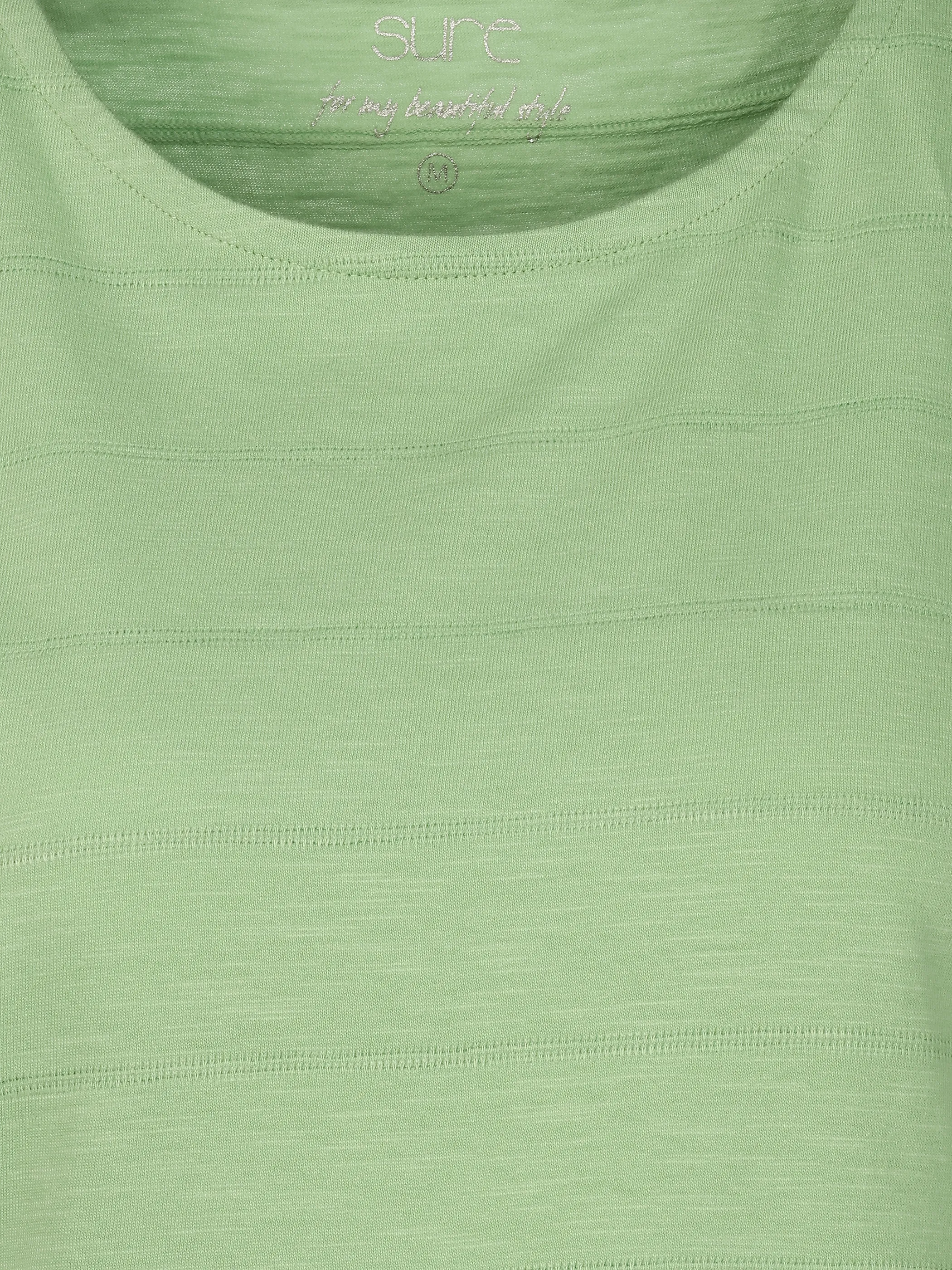 Sure Da-Struktur-T-Shirt Grün 922011 GREEN 3
