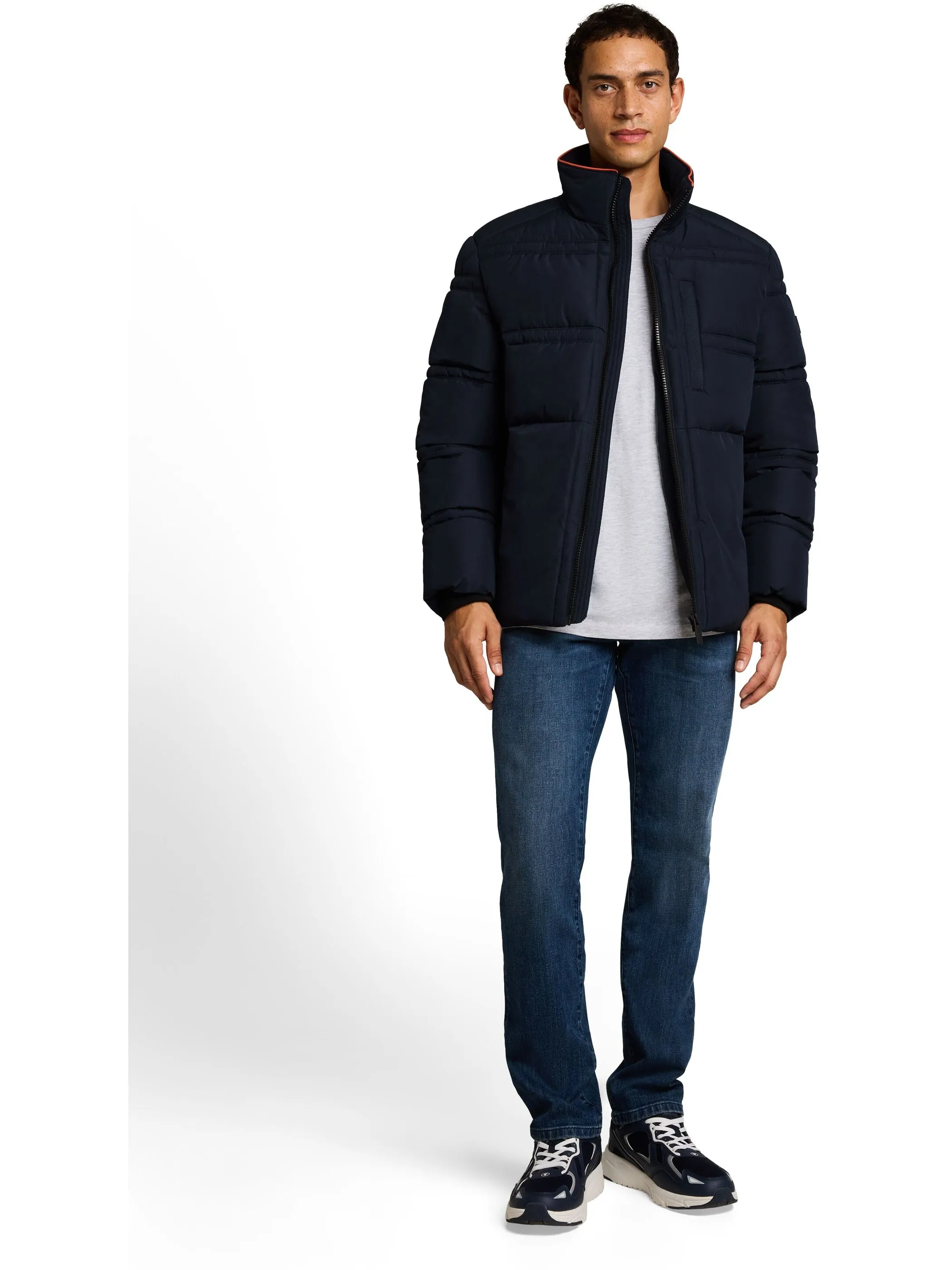 Tom Tailor 1051112 sporty puffer jacket Blau 934285 10668 4