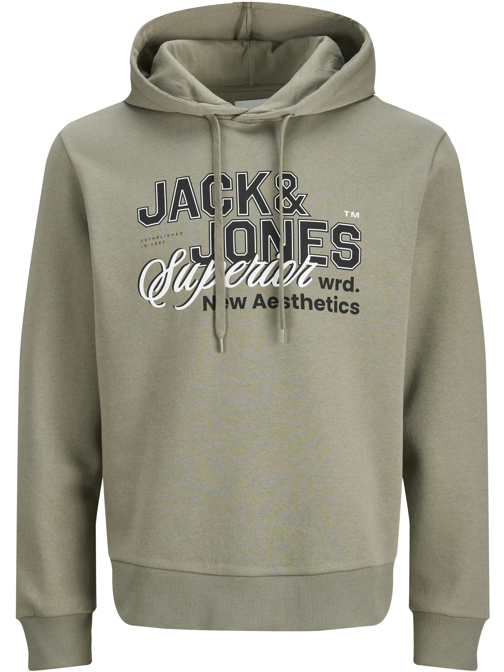 Jack Jones 12279649 JJELOGO SWEAT HOOD 2 Blau 922228 176725 1