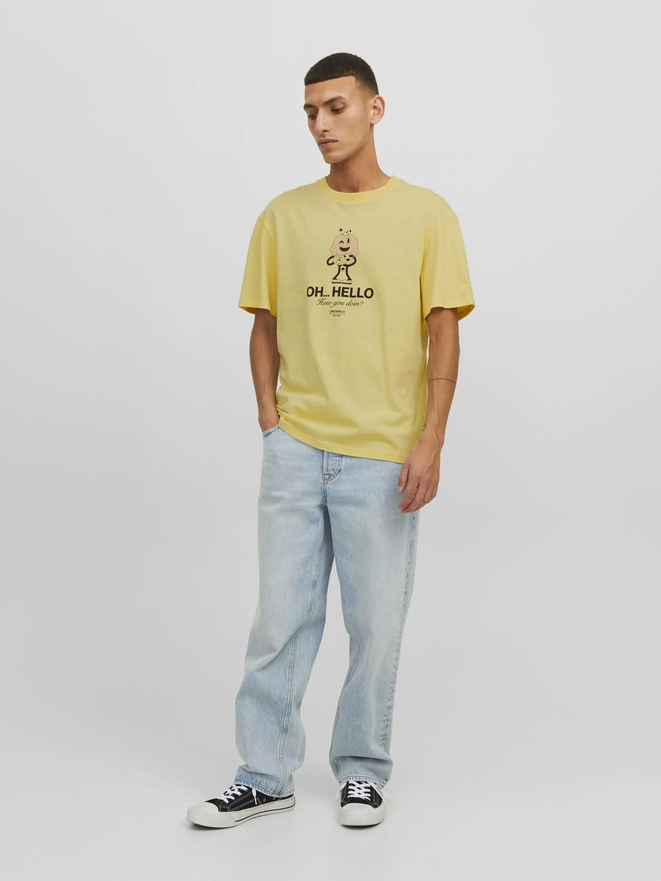 Jack Jones 12238164 JORTOONIE TEE SS CREW Gelb 877747 177739 4