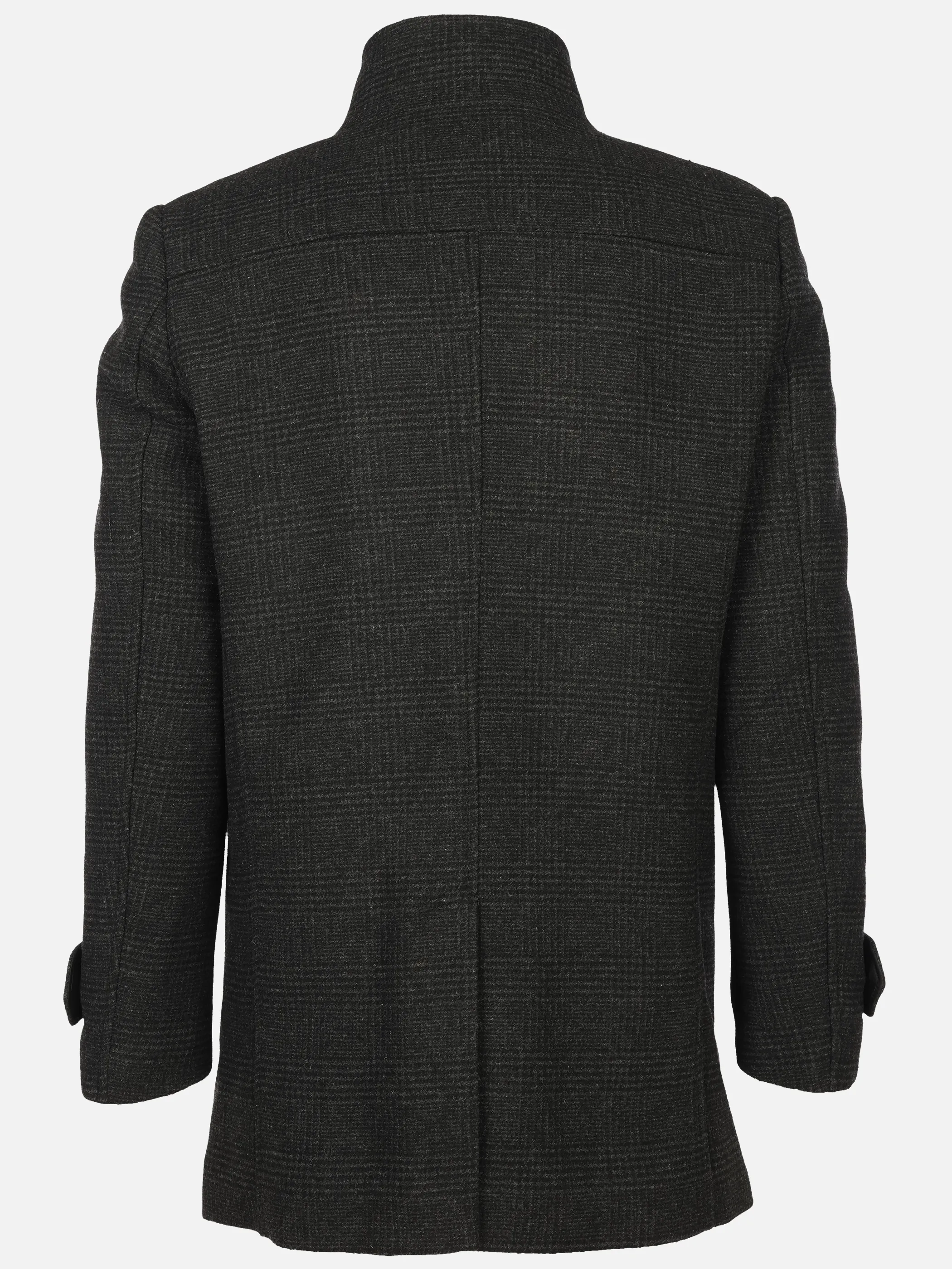 Jim Spencer Hr. Wollmantel 2in1 220803 Grau 871351 GREY CHECK 2