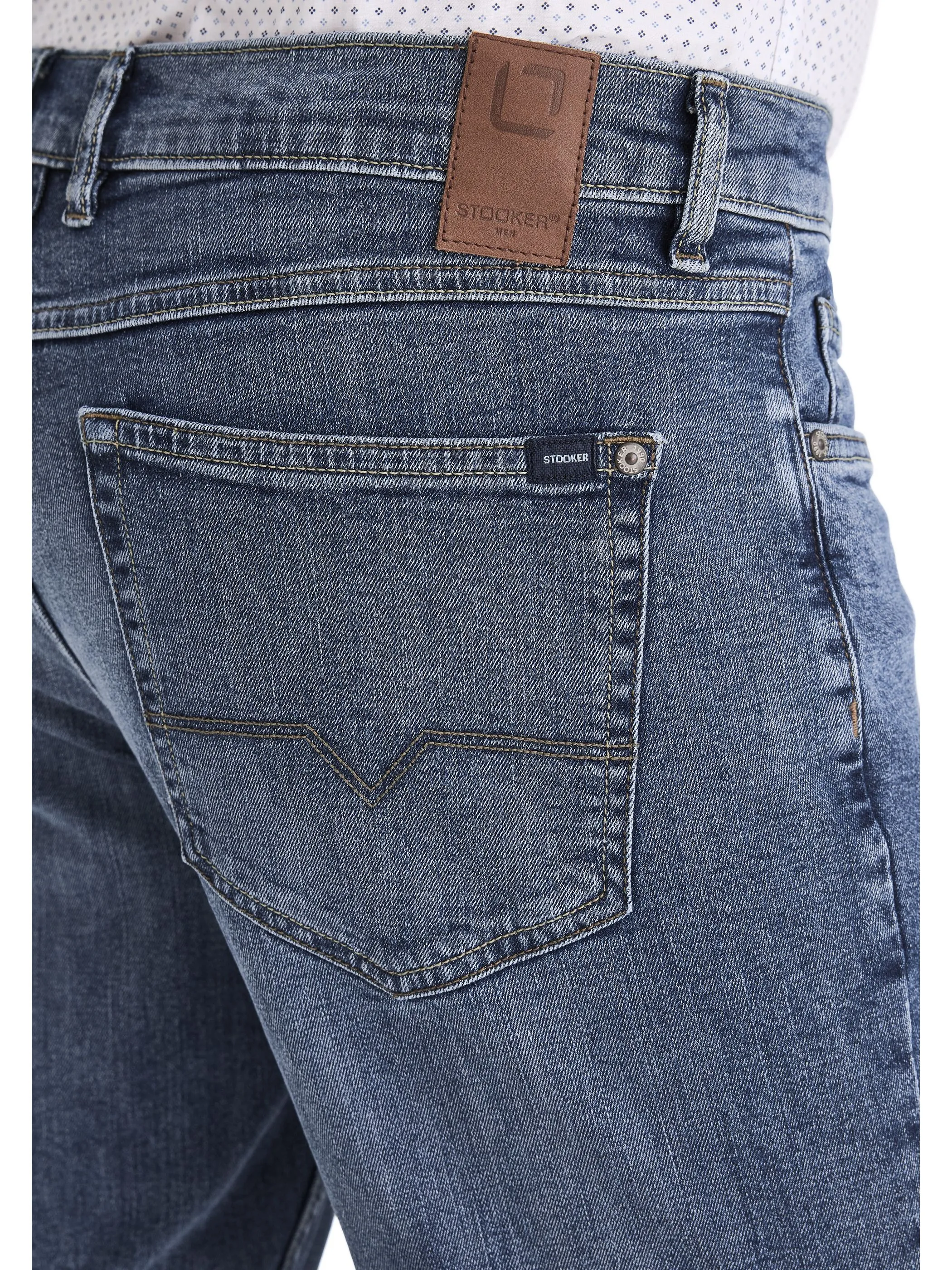 Stooker HAKA 51900200007963 He. Hosen lang, Grau 919843 7963 3