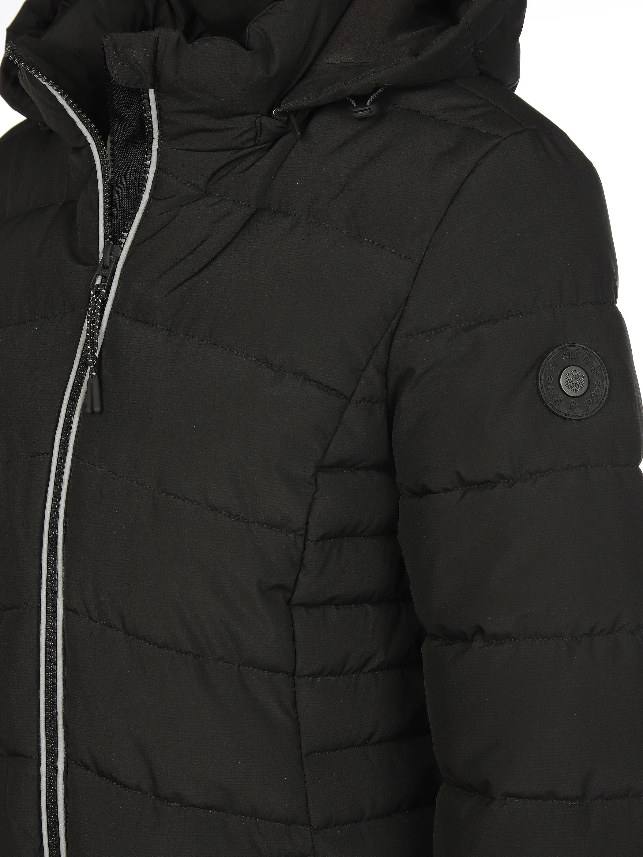 Sure Da-Steppjacke Schwarz 913122 BLACK 4