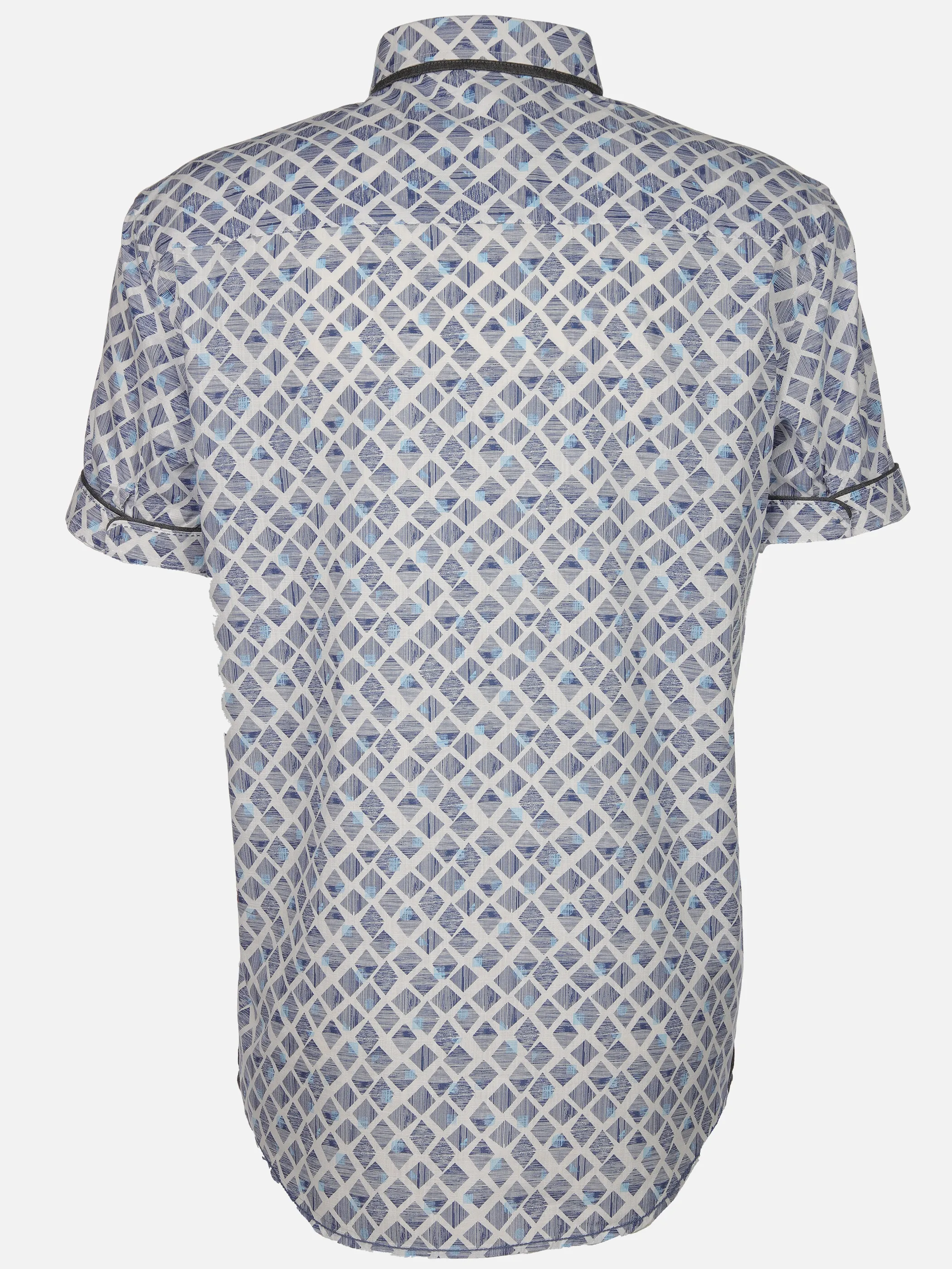 Jim Spencer He. Freizeithemd 1/2 Arm allover Blau 905123 BLUE 2 Jim Spencer He. Freizeithemd 1/2 Arm allover Blau 905123 BLUE 2