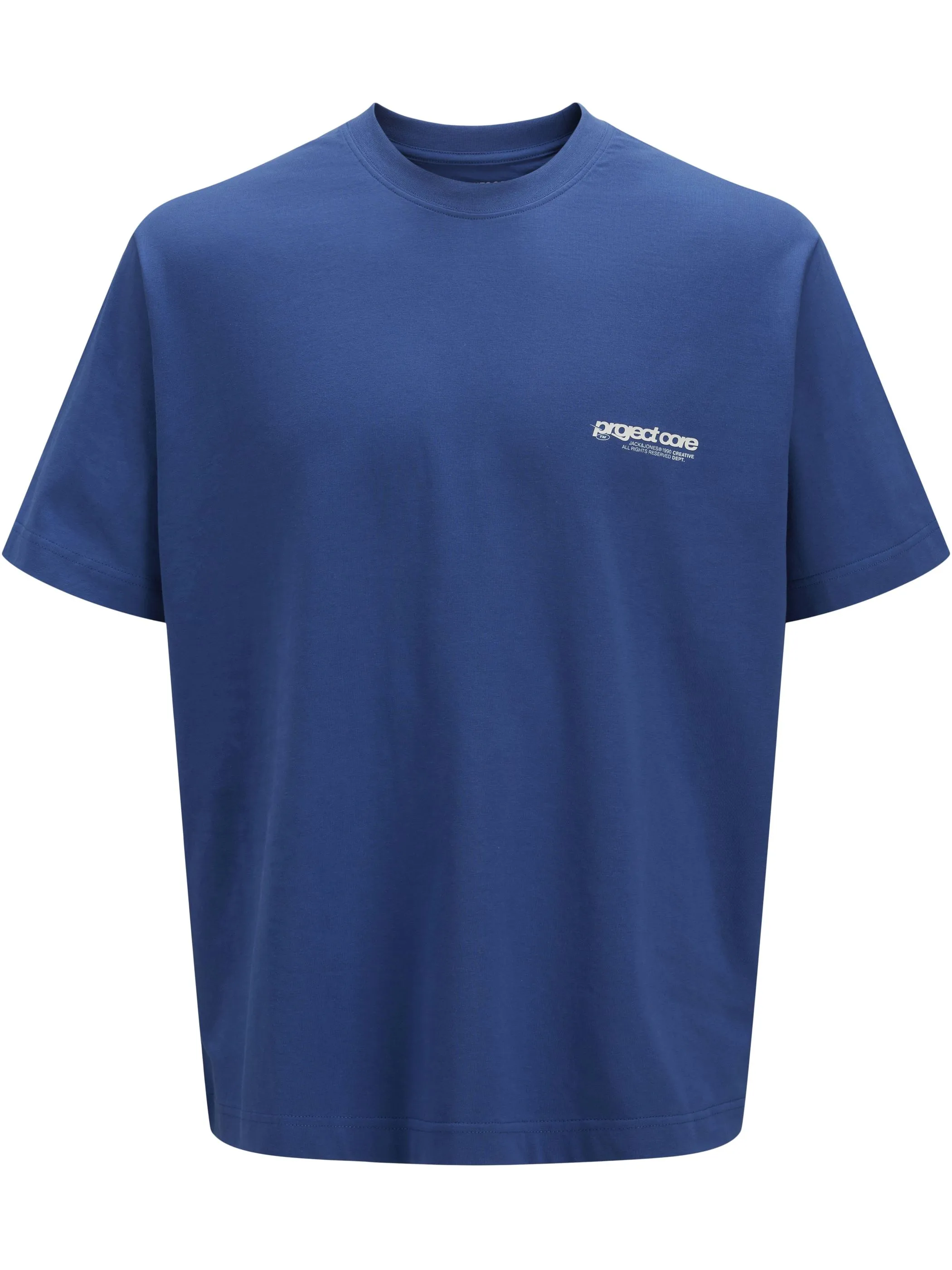 Jack Jones 12273442 JCOUNION BACK PRINT T Blau 907171 301126 1