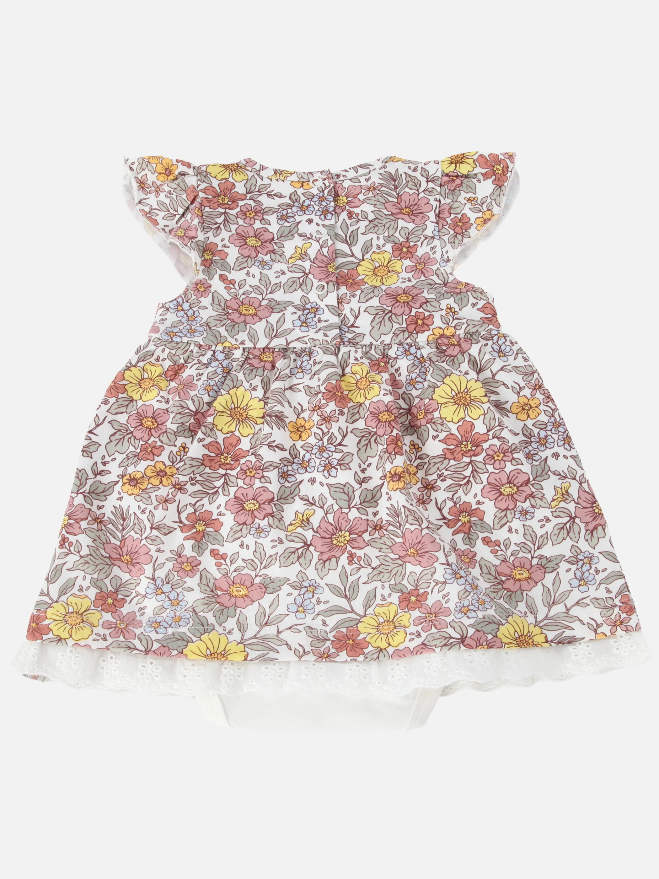 Bubble Gum BG KLeid mit blumen AOP in weiß Weiß 921824 WE 2