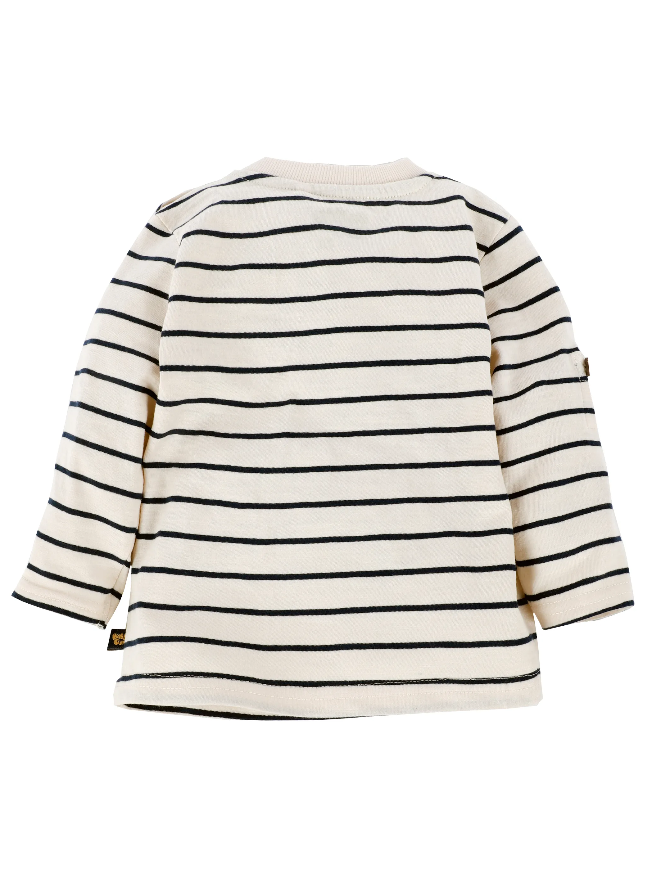 Bubble Gum BJ Longsleeve gestreift + Brusttasche in weiß/blau Weiß 905533 WEIßBLAU 2