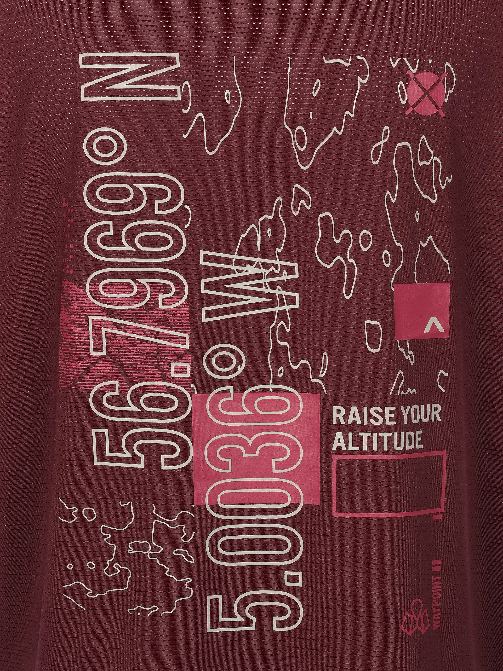 Grinario Sports He-Sport T-Shirt Rot 921262 BORDEAUX 3