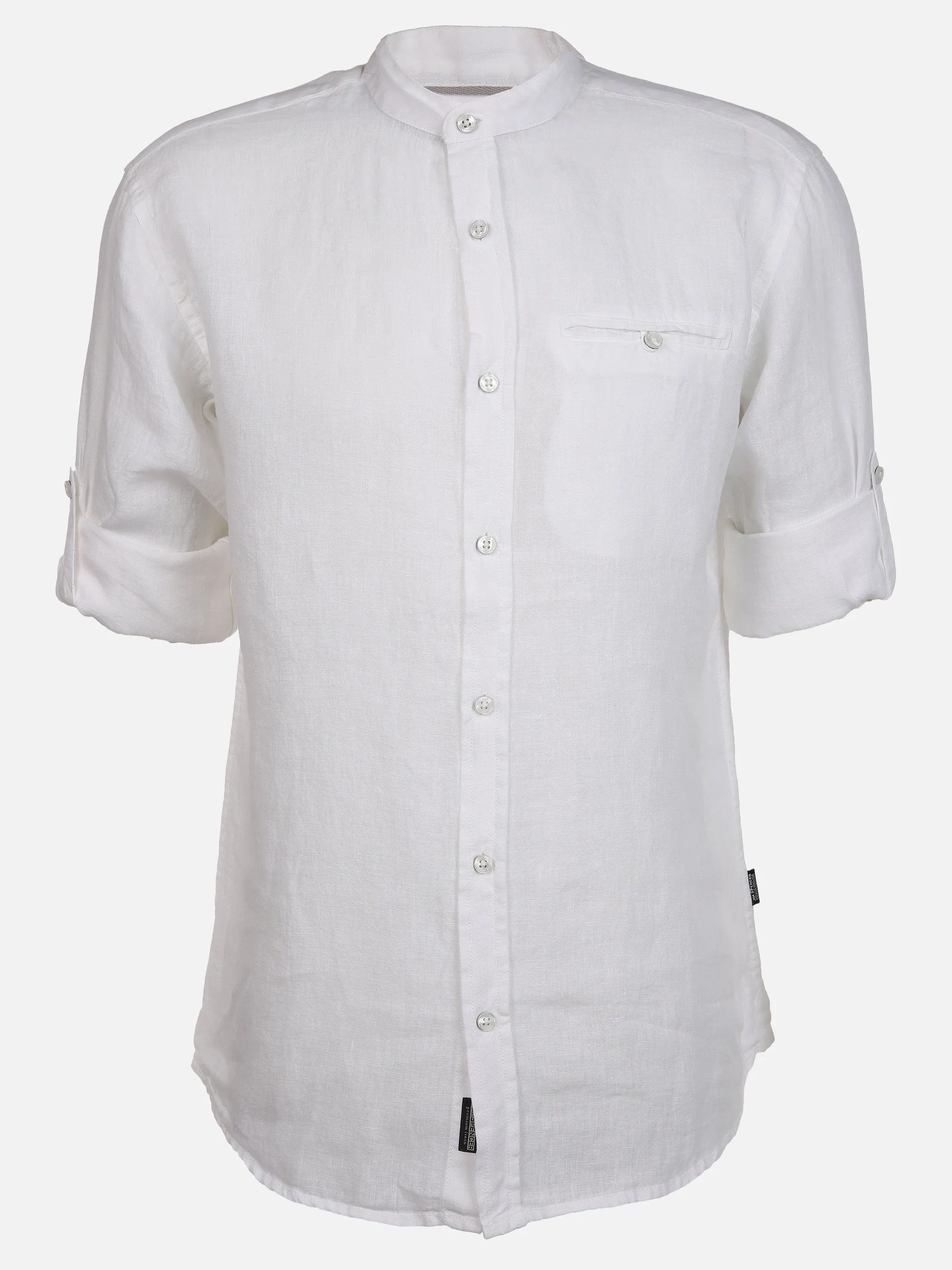 Jim Spencer He. Leinenhemd 1/1 Arm Steh Weiß 892988 WHITE 1 Jim Spencer He. Leinenhemd 1/1 Arm Steh Weiß 892988 WHITE 1