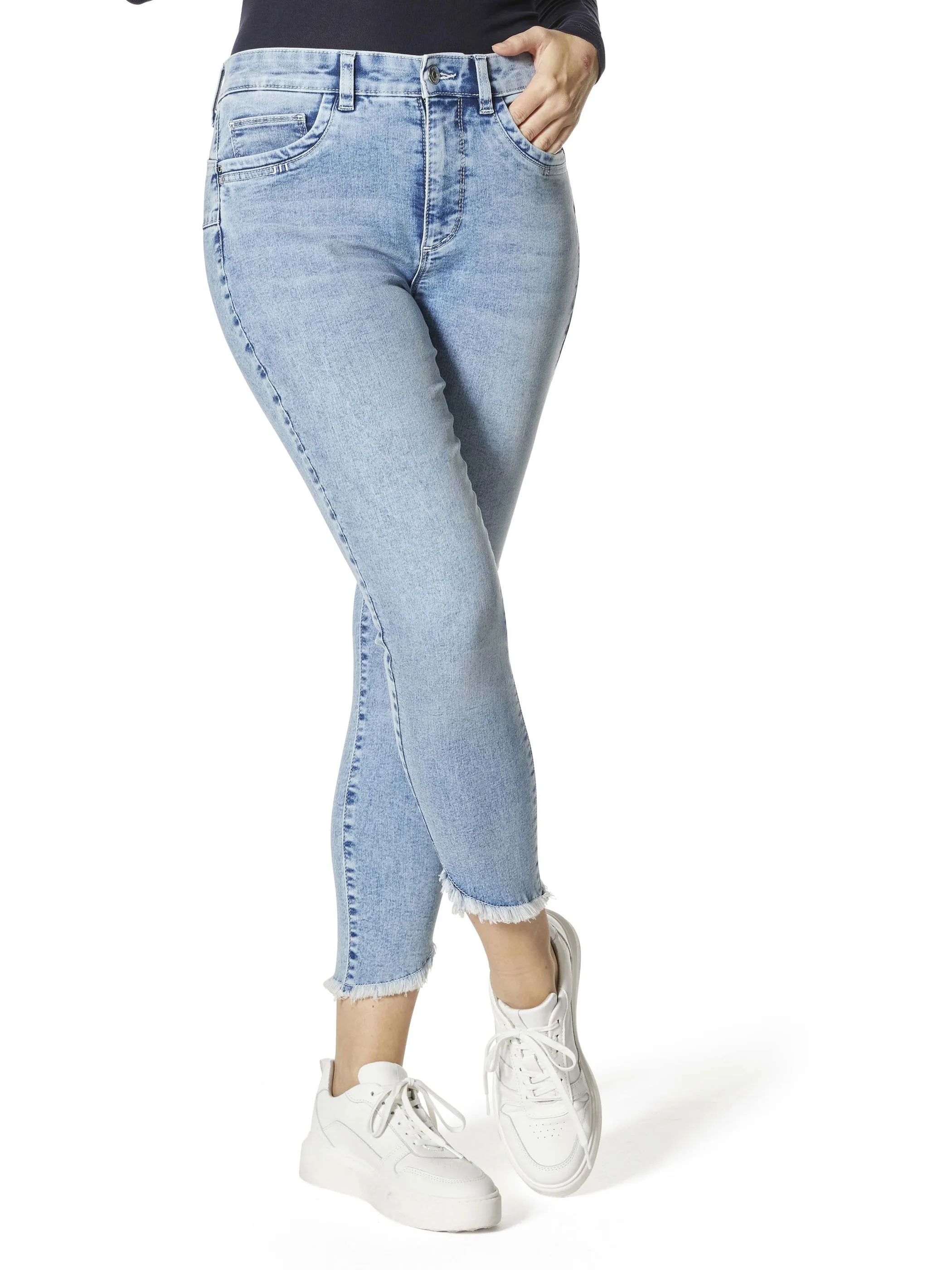 Stooker DOB 22600480007533 Da. Hosen lang, Blau 911351 7533 1