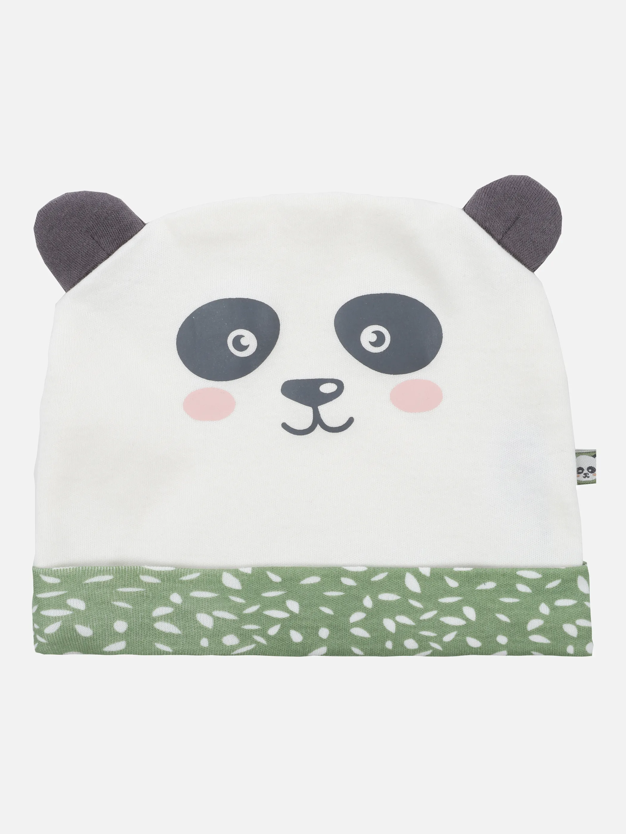 Bubble Gum BU Mütze in weiß mit Panda und Weiß 862302 WEIß/GRÜN 1
