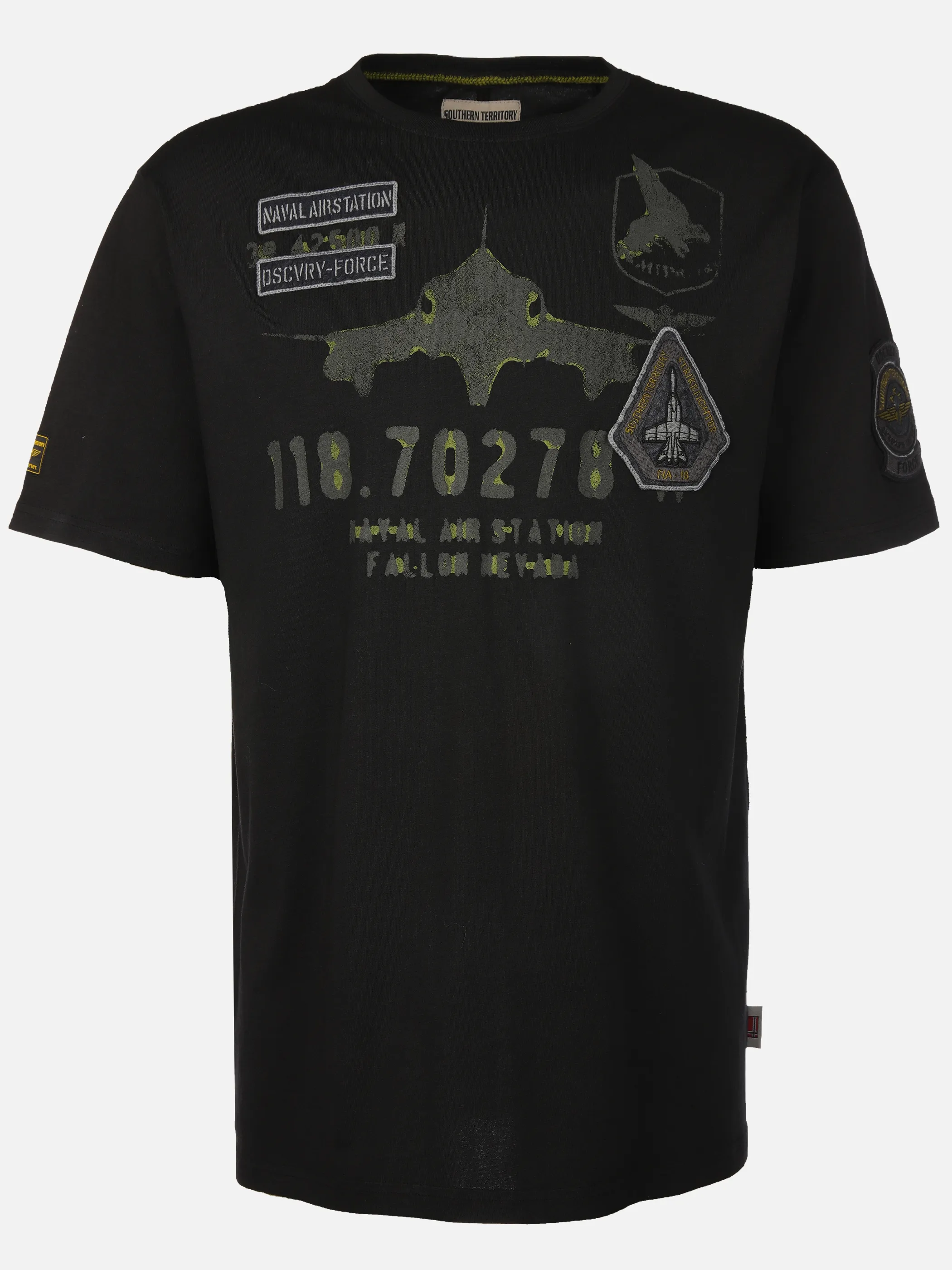 Southern Territory He. T-Shirt 1/2 Arm Print Schwarz 916379 1000 1