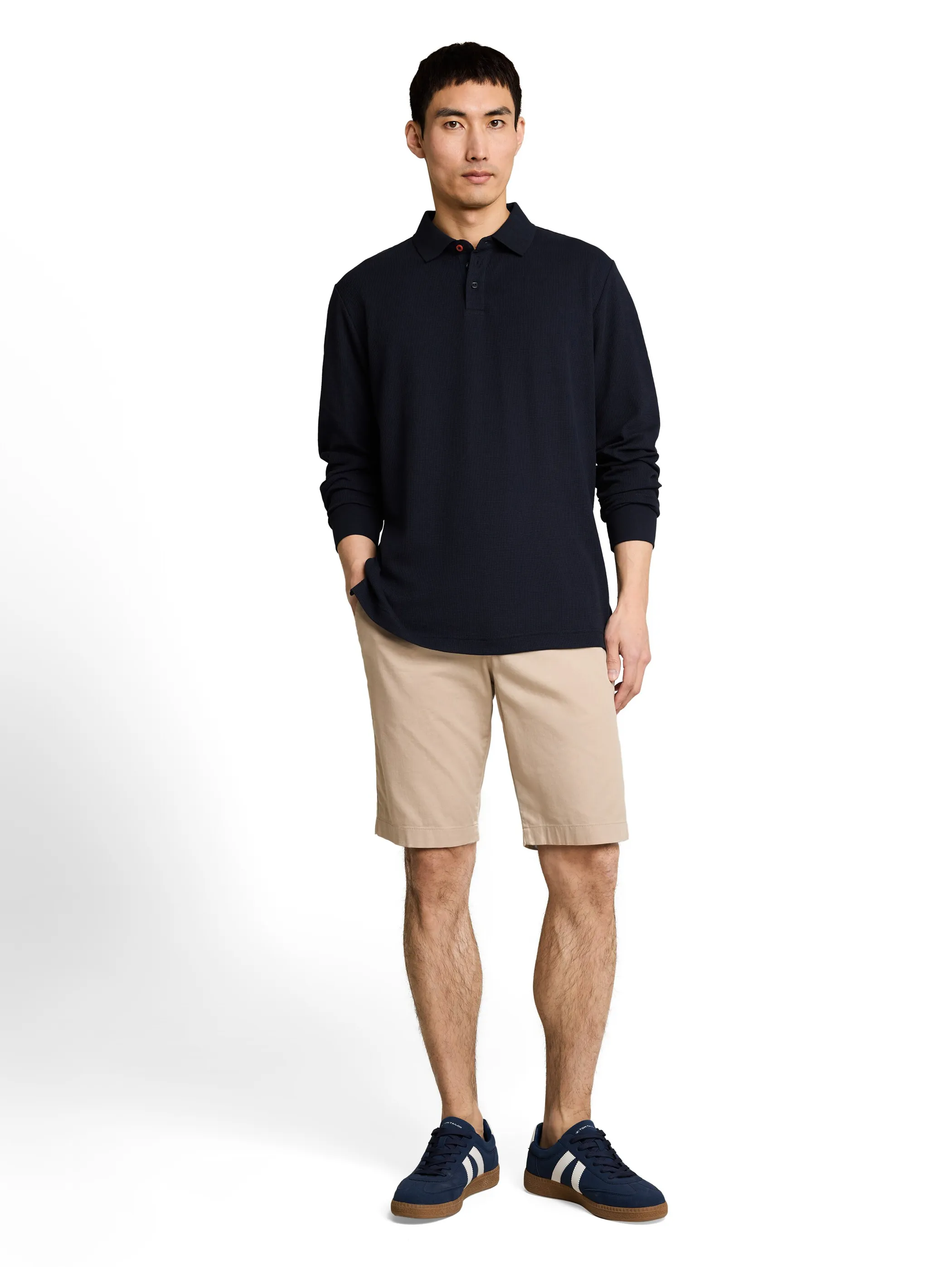 Tom Tailor 1051535 structured polo Blau 926576 10668 1